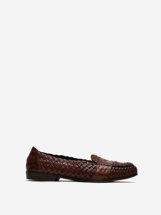 Cole Haan Bragano Woven Loafers in Leather