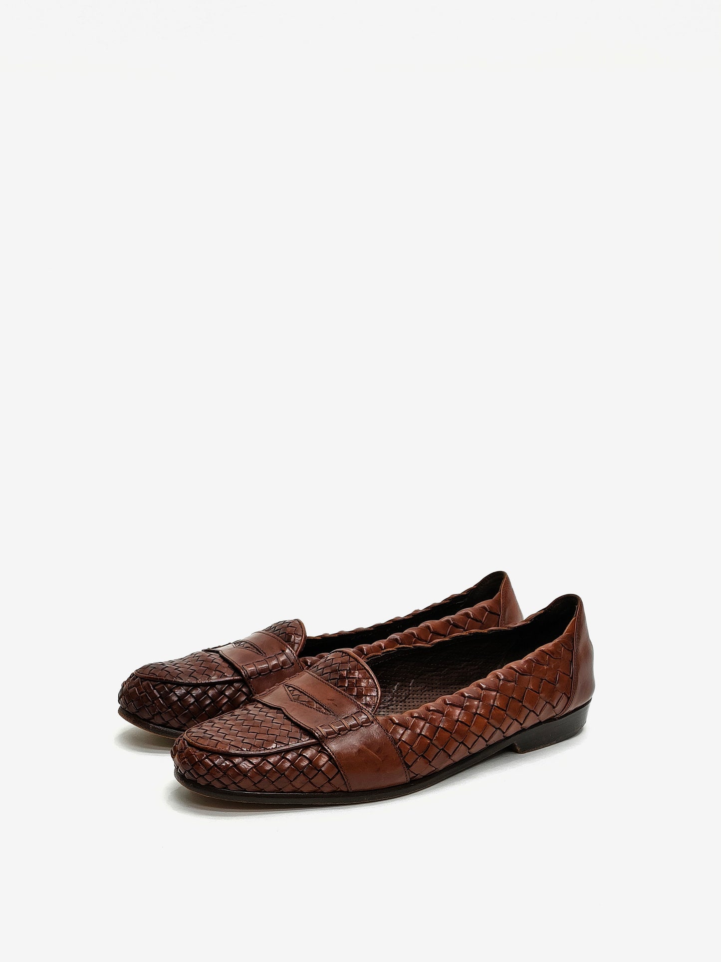 Cole Haan Bragano Woven Loafers in Leather