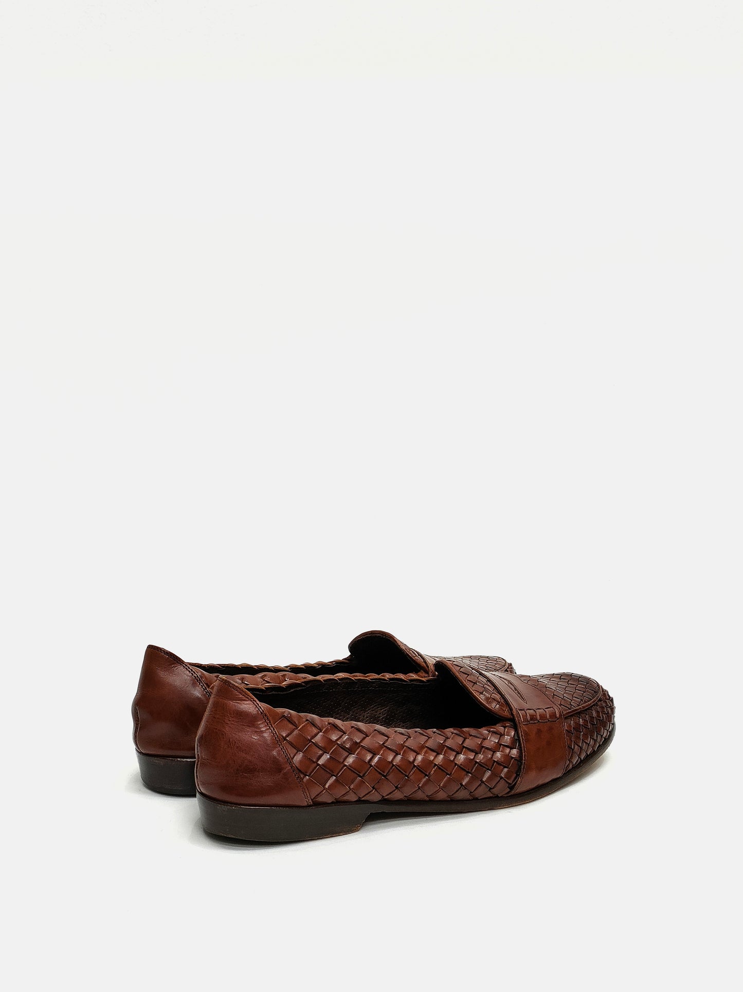 Cole Haan Bragano Woven Loafers in Leather