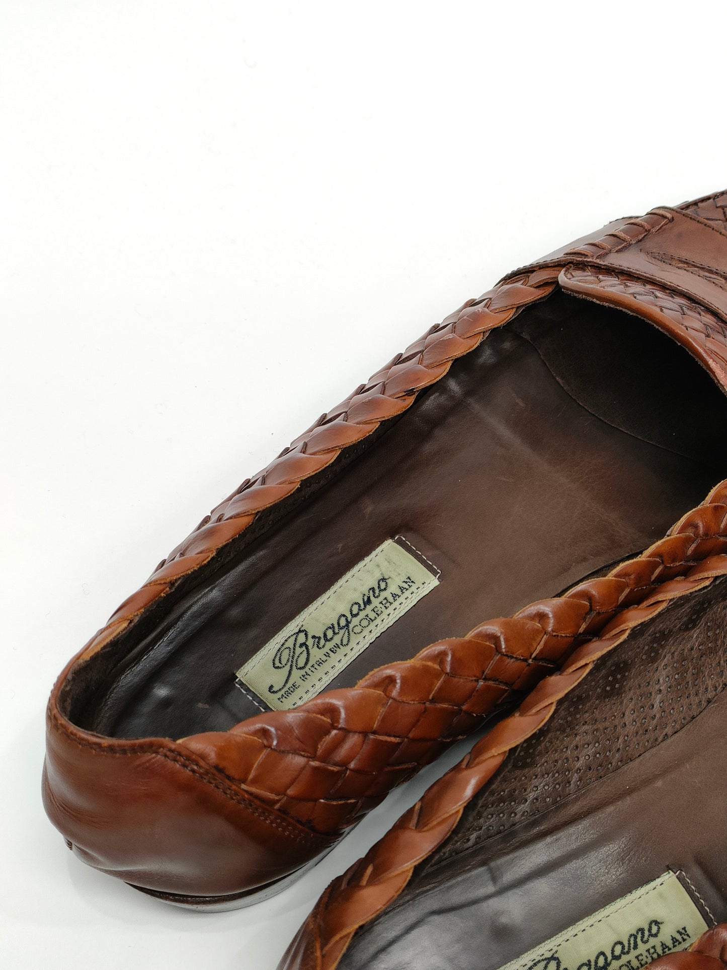 Cole Haan Bragano Woven Loafers in Leather