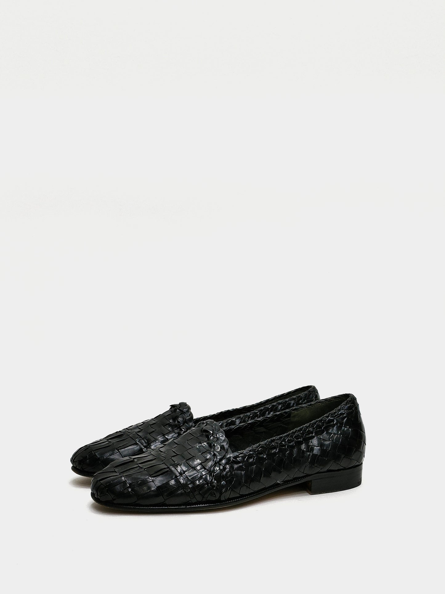 Moreschi Woven Loafers in Leather