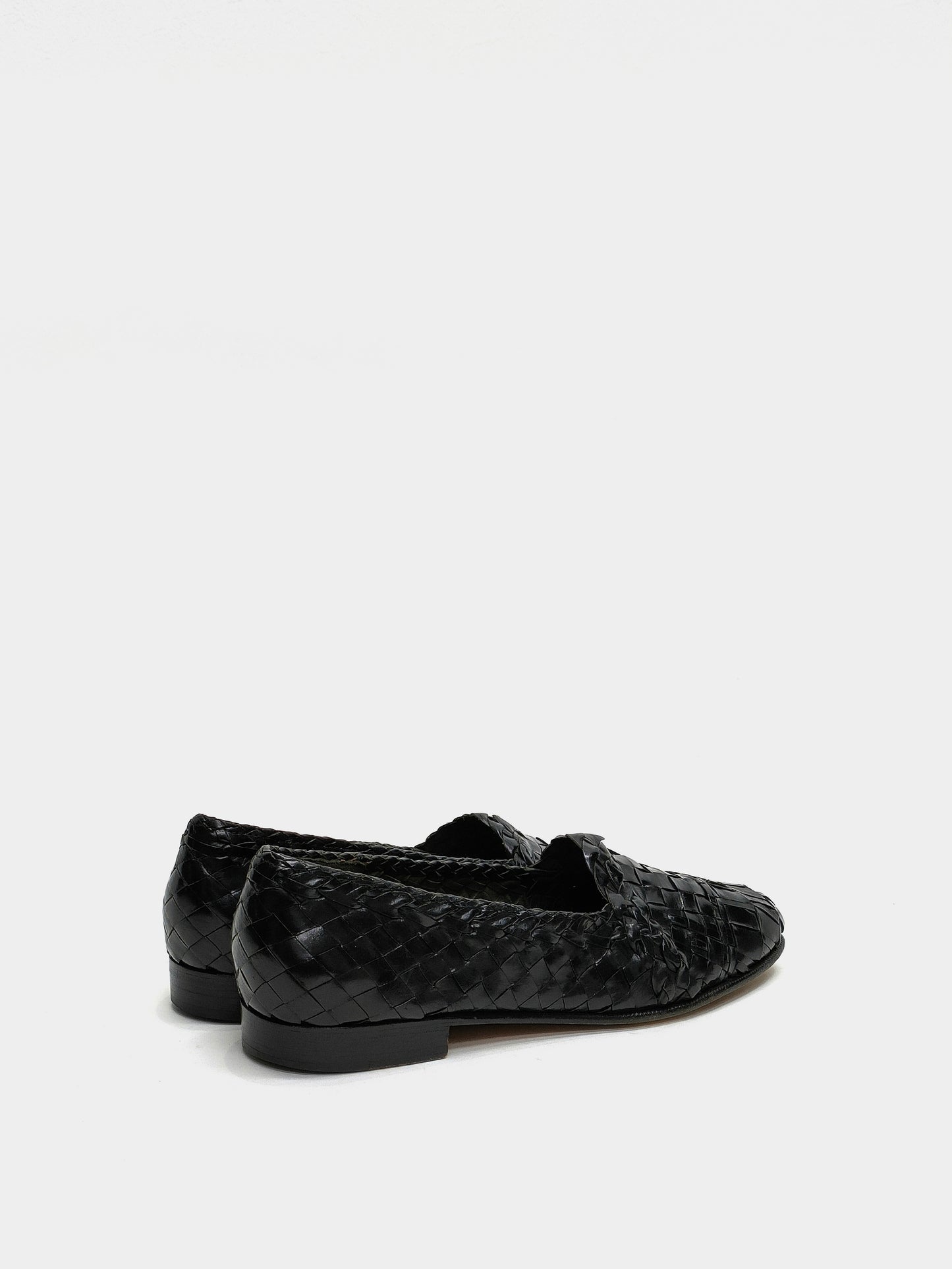 Moreschi Woven Loafers in Leather