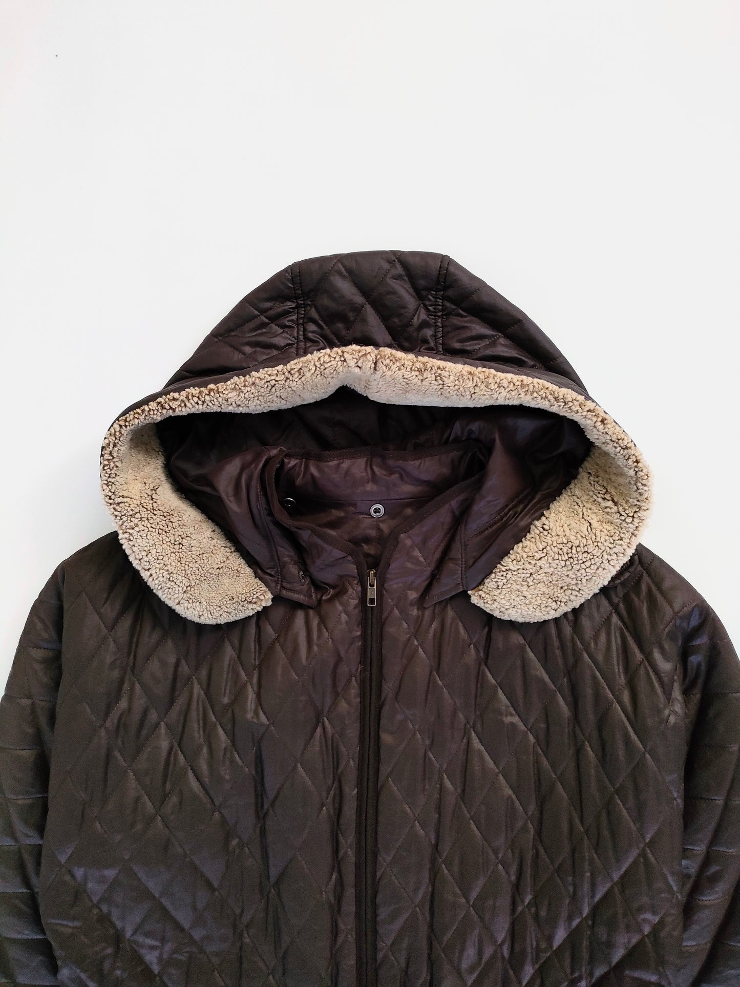 GFF Gianfranco Ferre Quilted Coat in Nylon