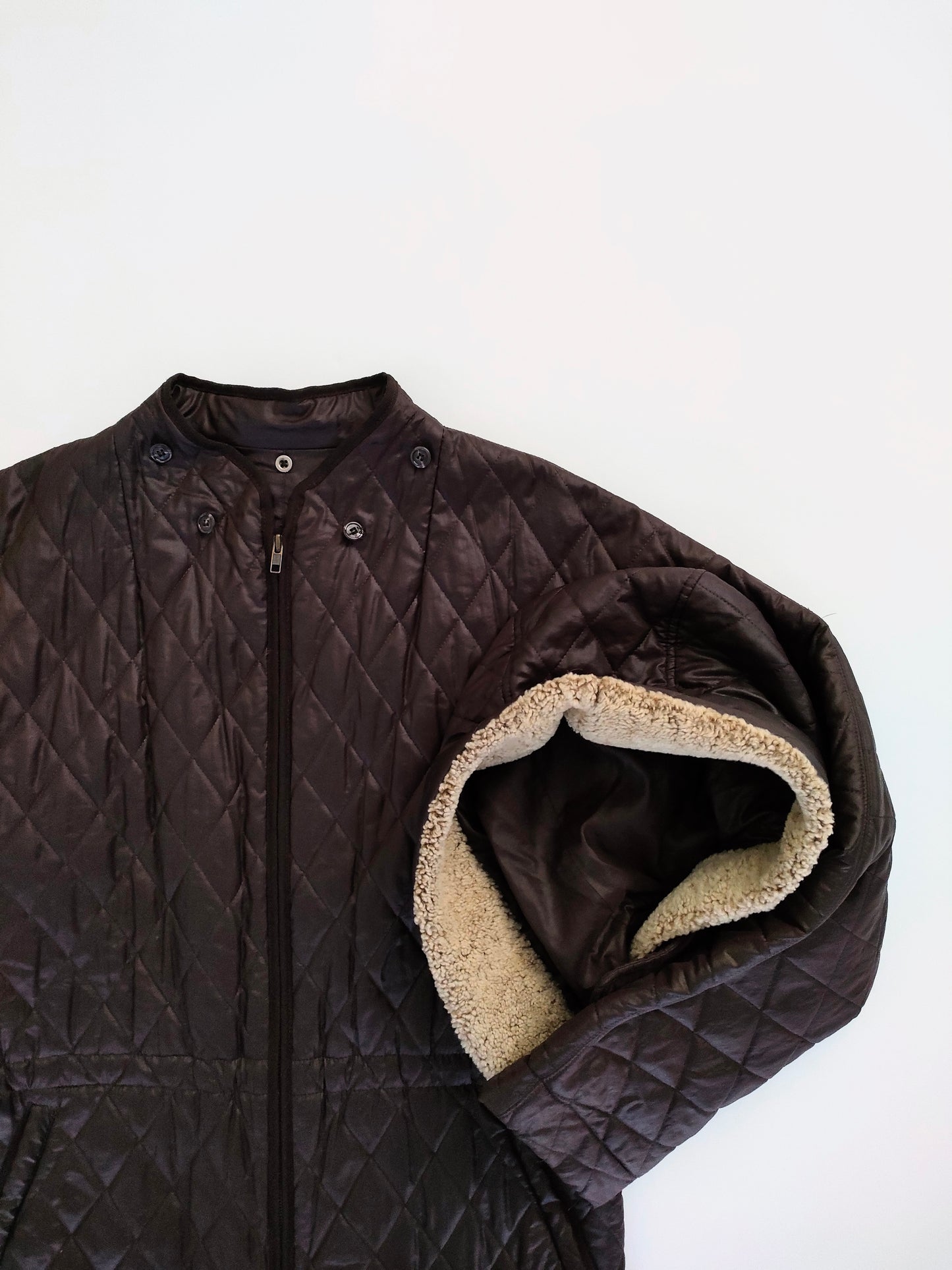 GFF Gianfranco Ferre Quilted Coat in Nylon