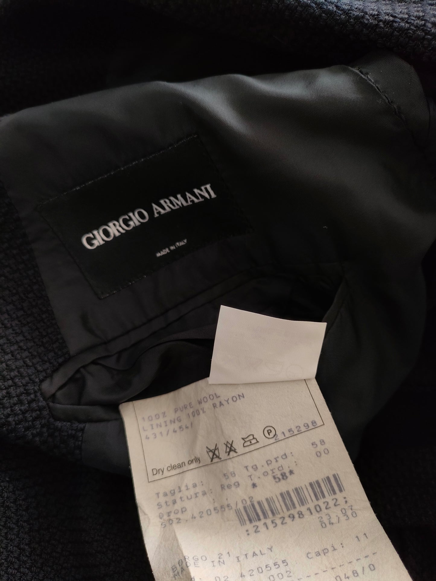 Giorgio Armani Jacket in Wool