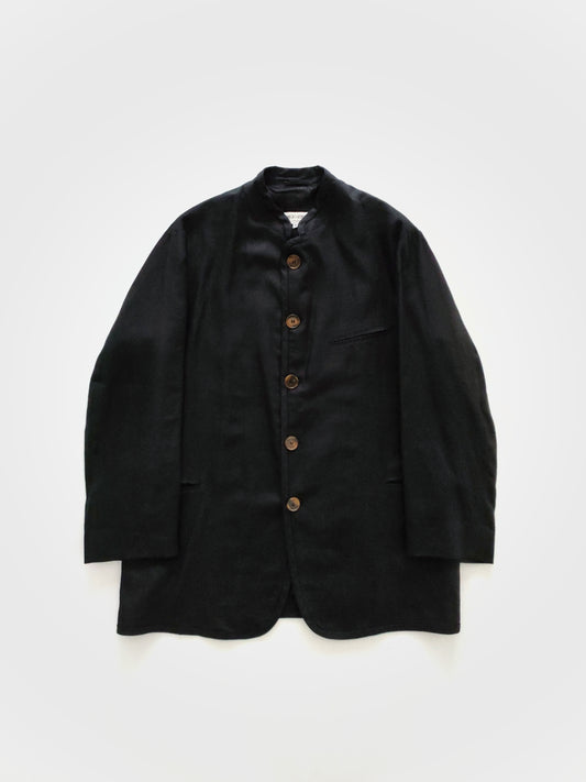 Giorgio Armani Mao Collar Jacket in Linen