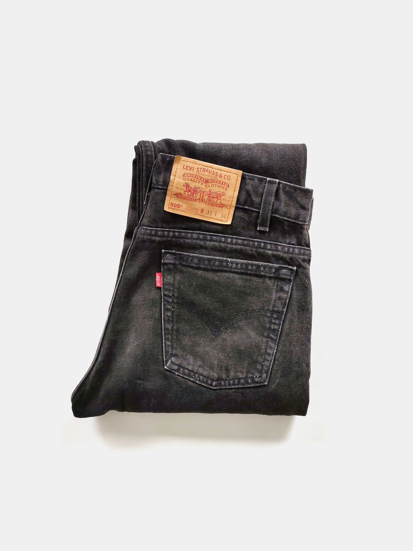 Levi's 505 Black Jeans W31