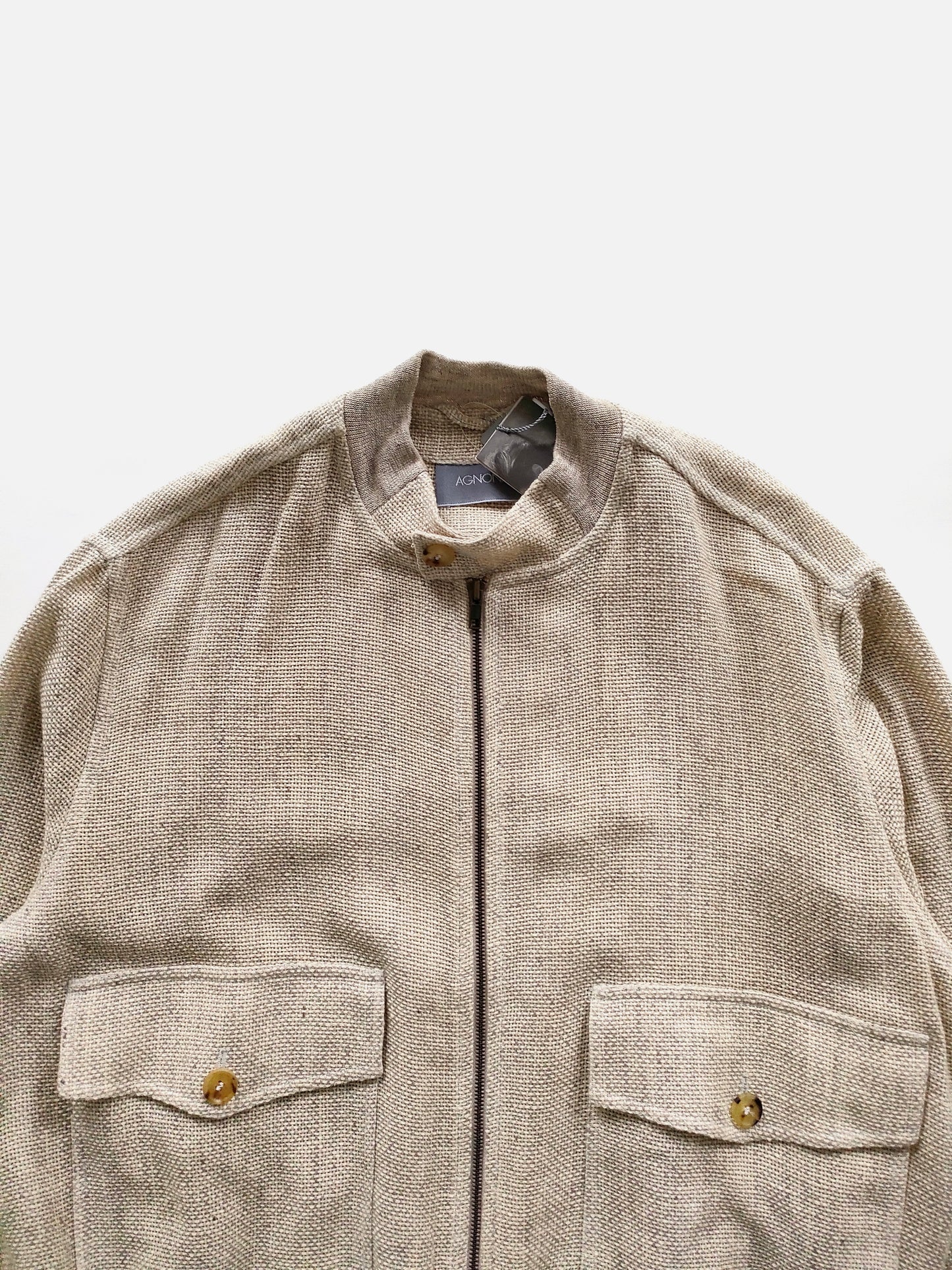 NOS Agnona Jacket in Linen Wool