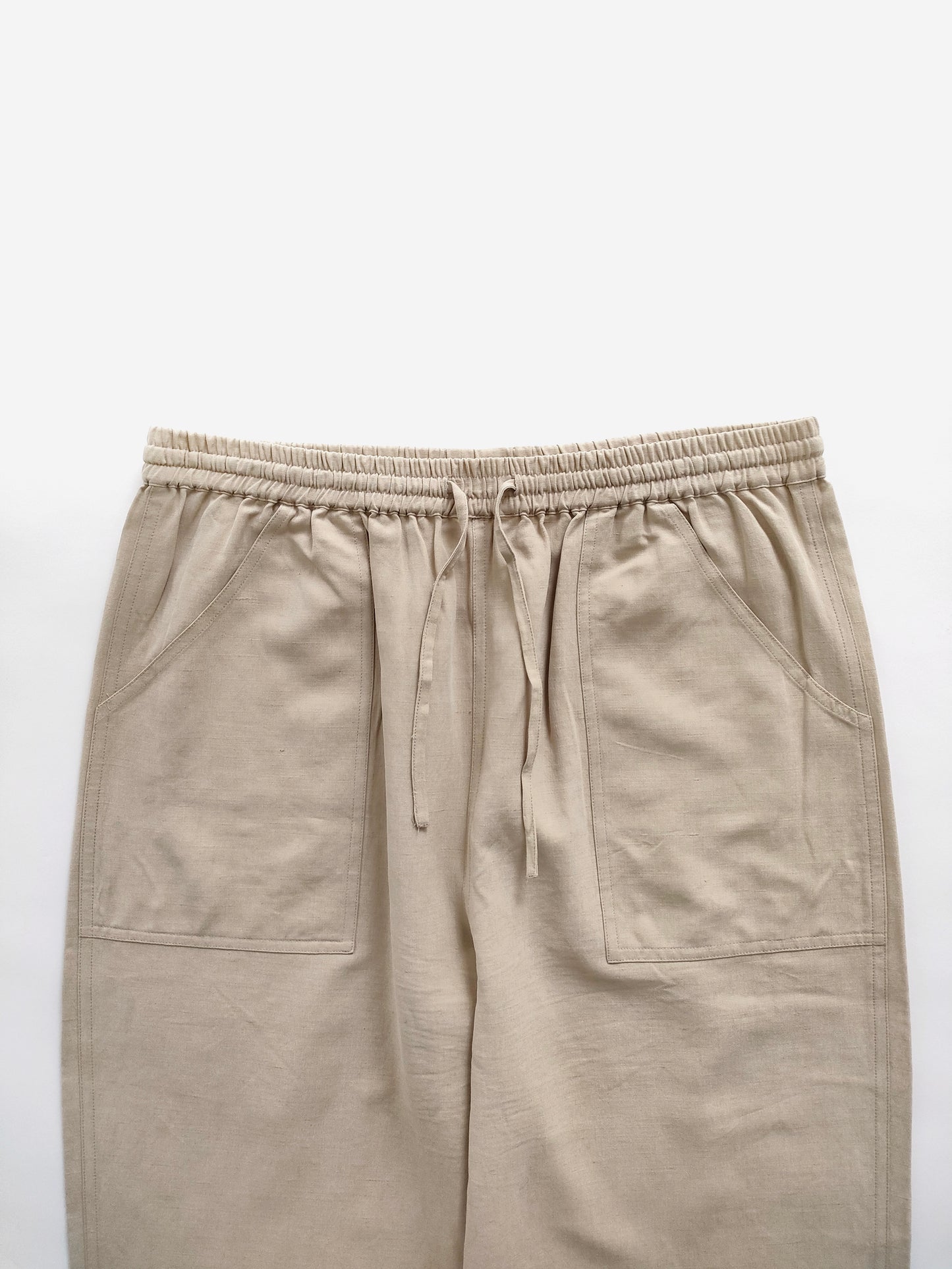 Gianfranco Ferre Studio Joggers in Silk Linen