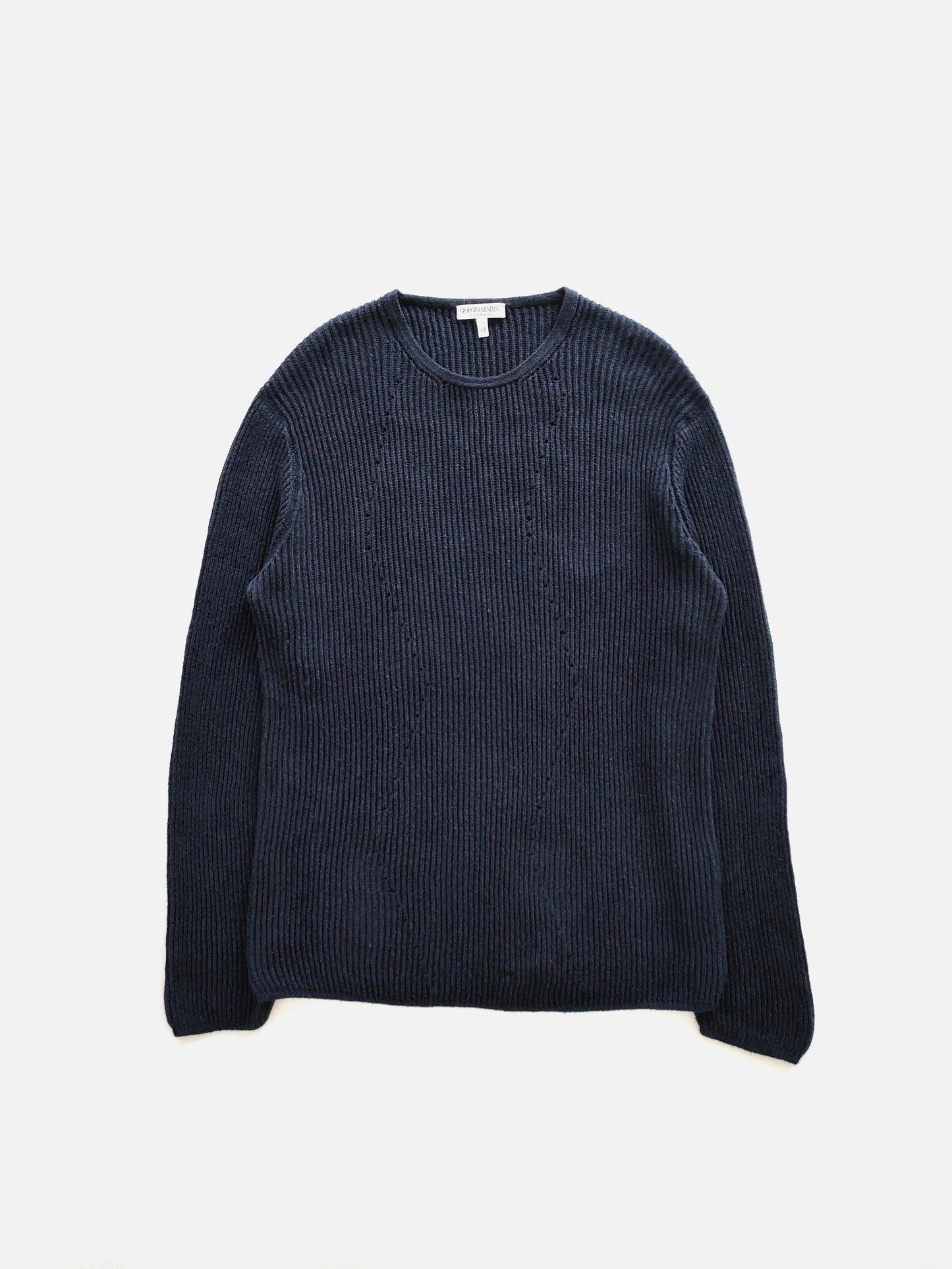 Giorgio Armani Heavy Sweater in Cotton Silk