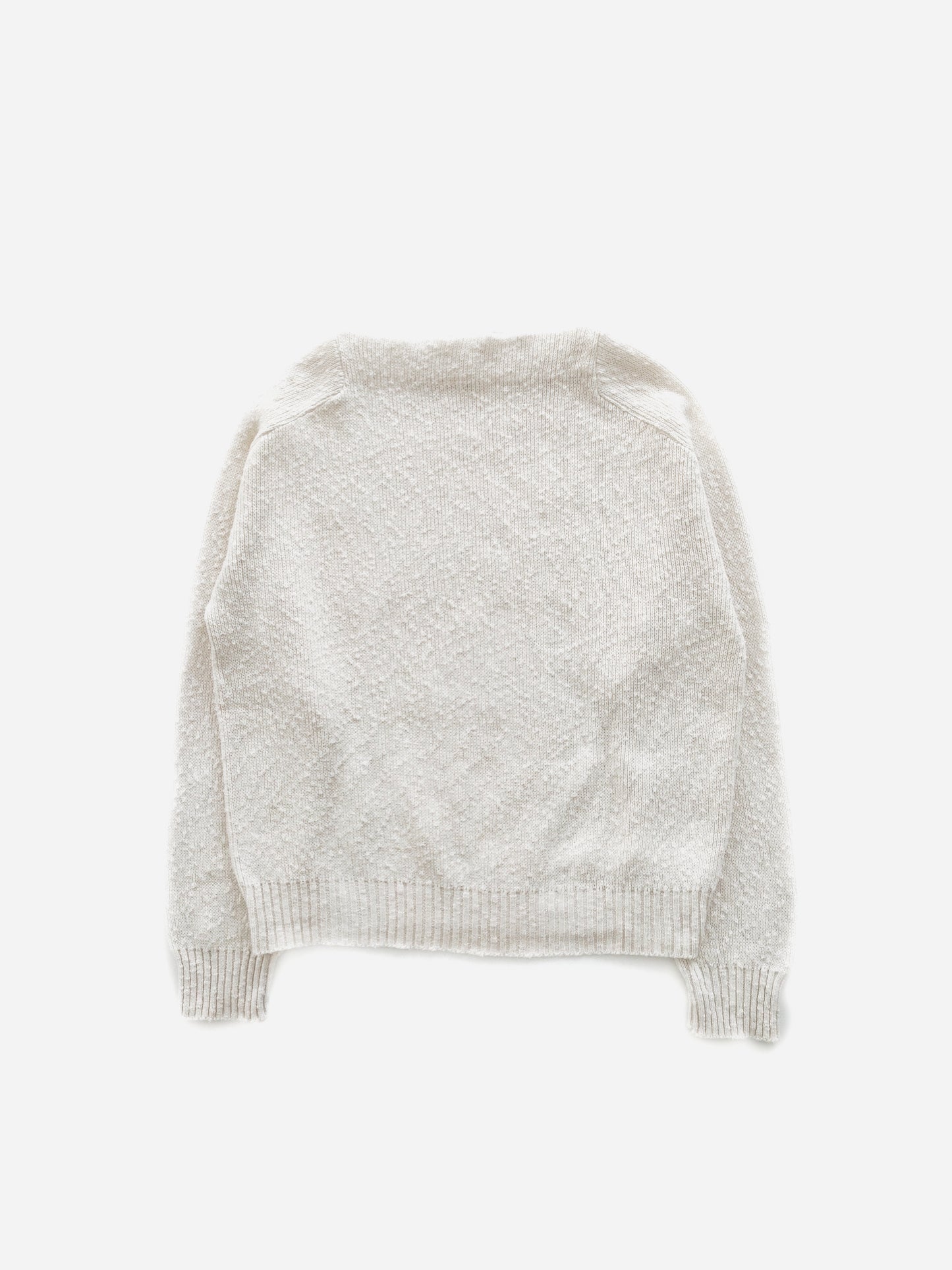 Boatneck Heavy Sweater in Cotton