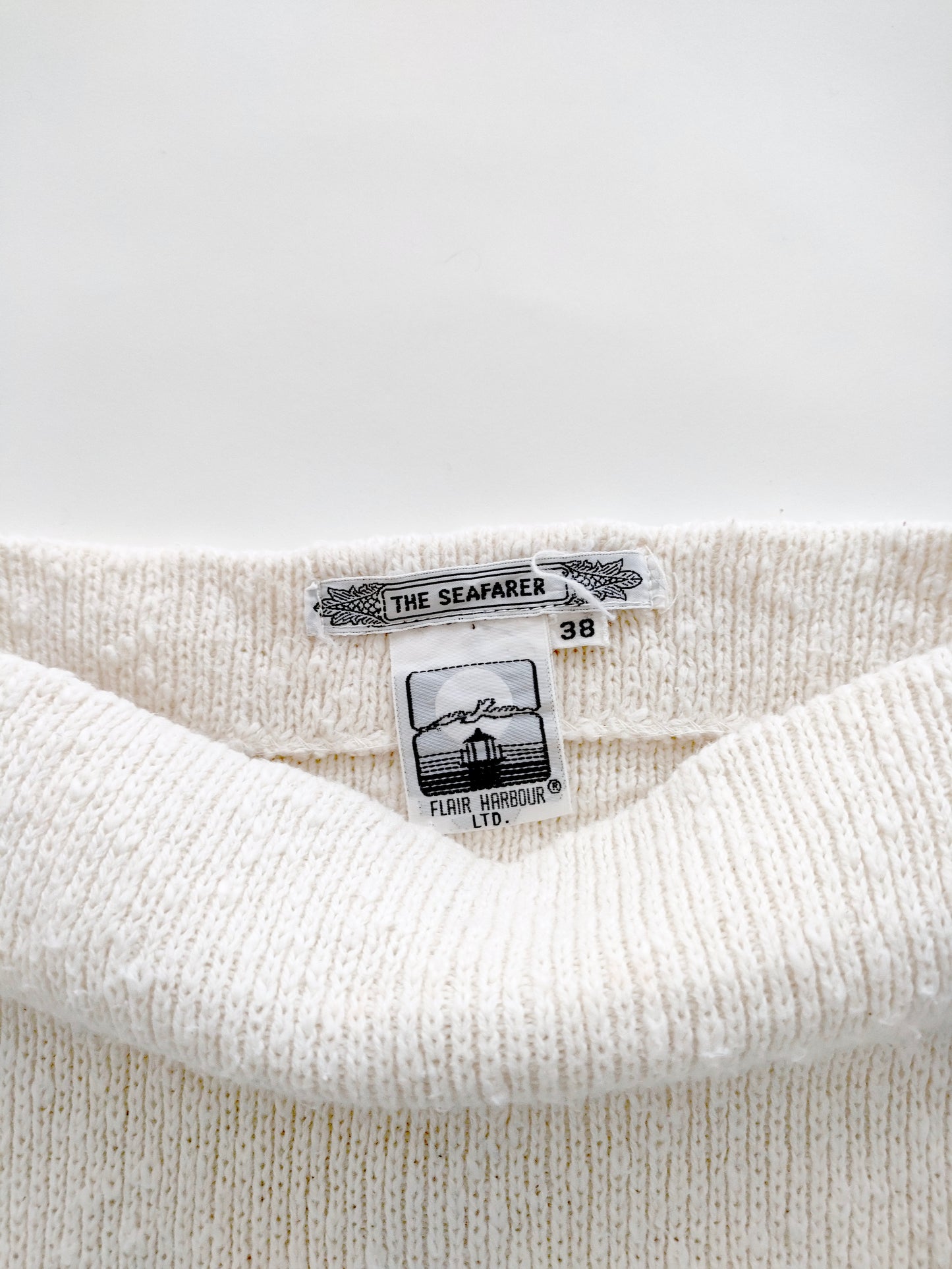 Boatneck Heavy Sweater in Cotton