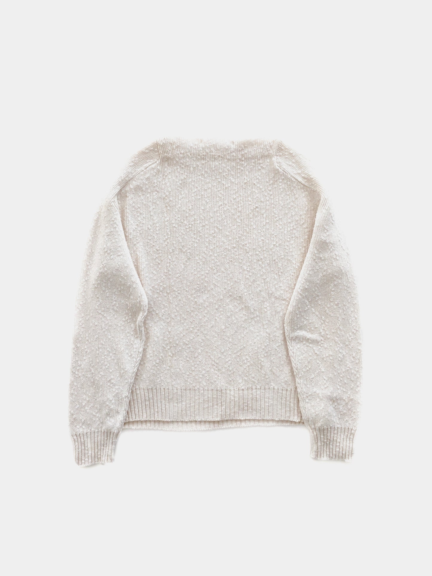 Boatneck Heavy Sweater in Cotton