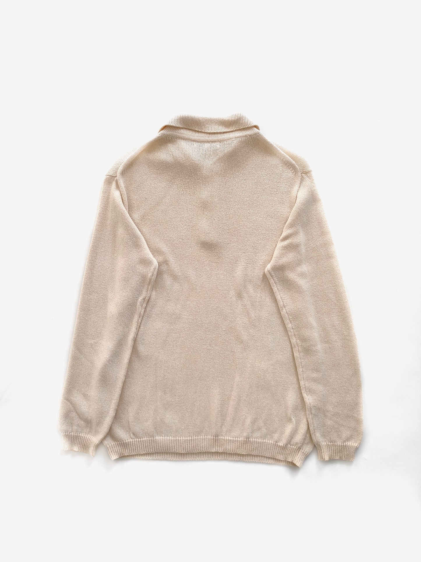 Giorgio Armani Polo Sweater in Cotton Silk