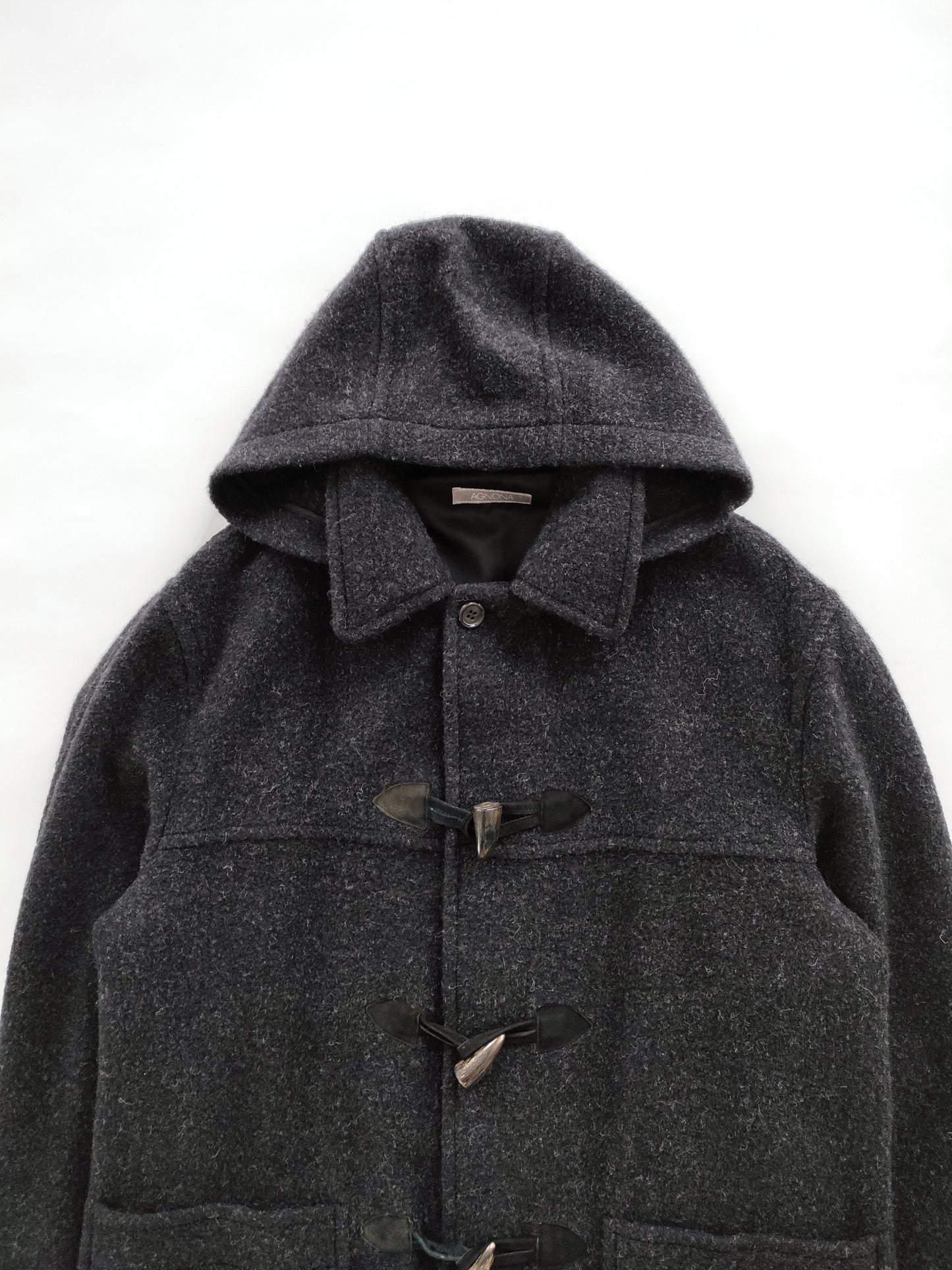 '90s Agnona Duffle Coat in Alpaca Wool