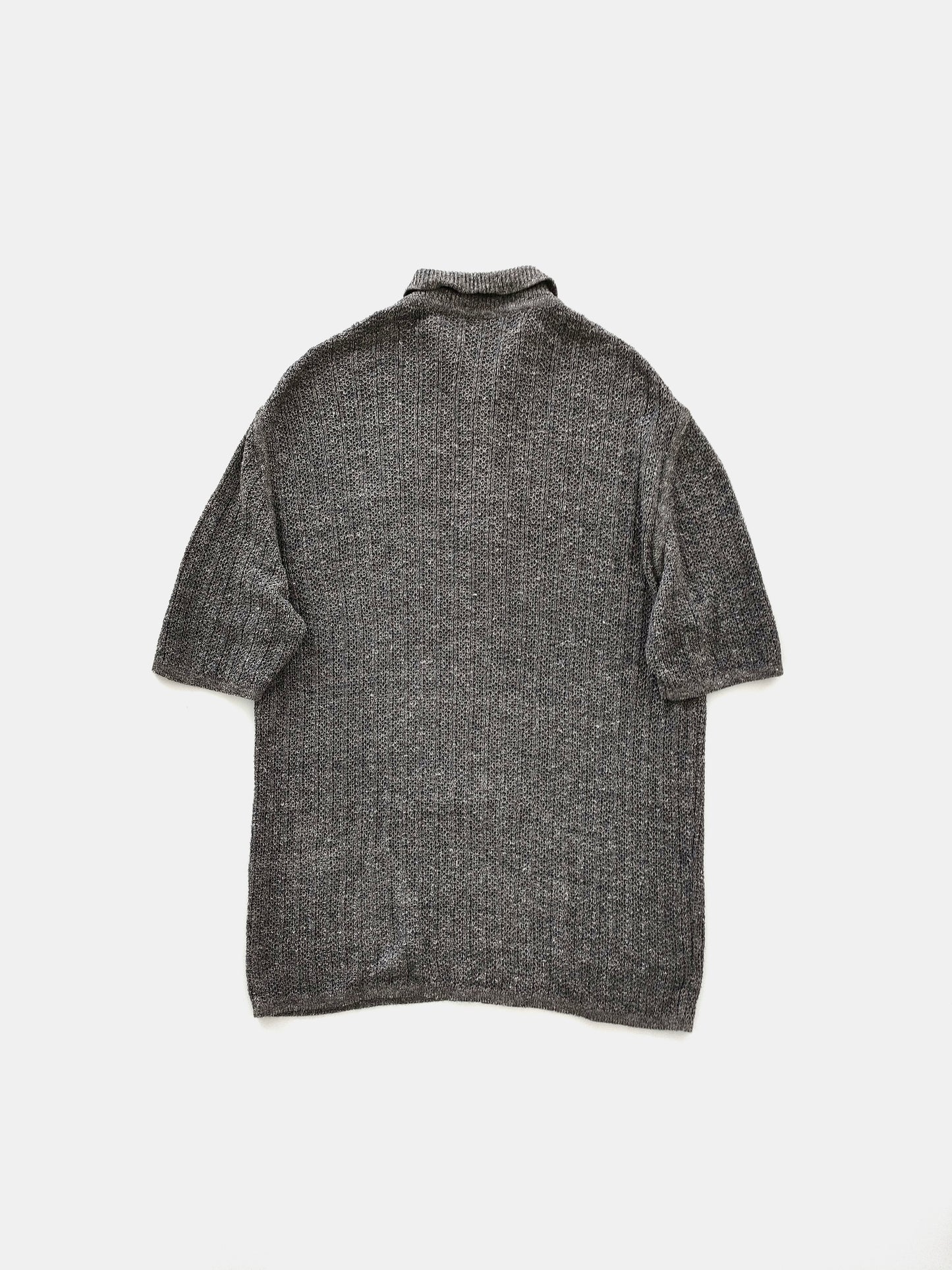 Donna Karan New York Polo Sweater in Linen Cotton