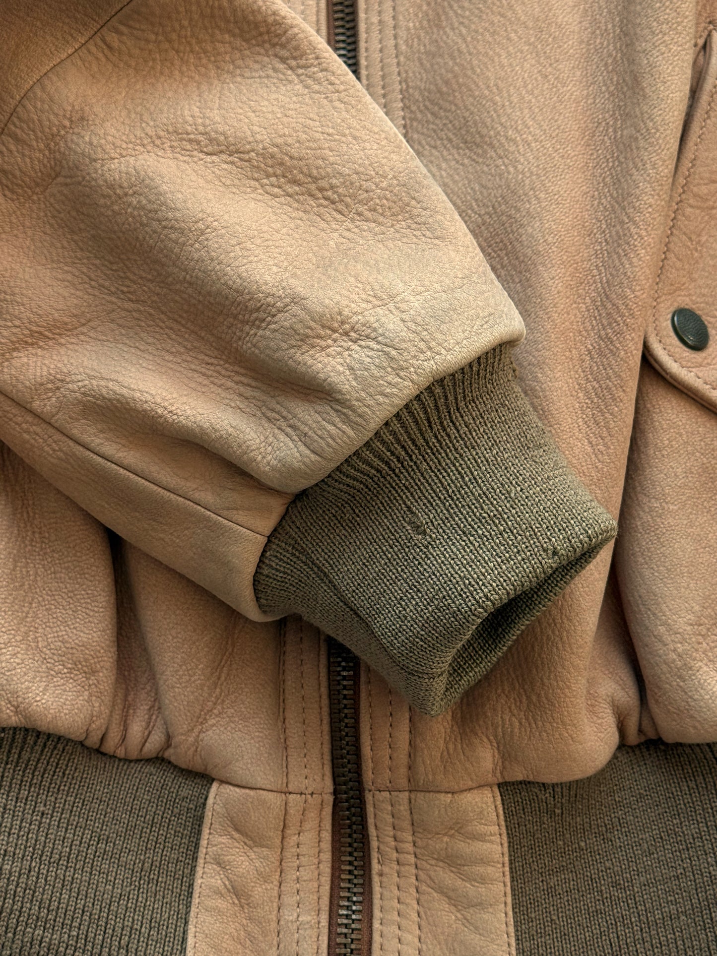 1993AW Giorgio Armani Bomber Jacket in Leather