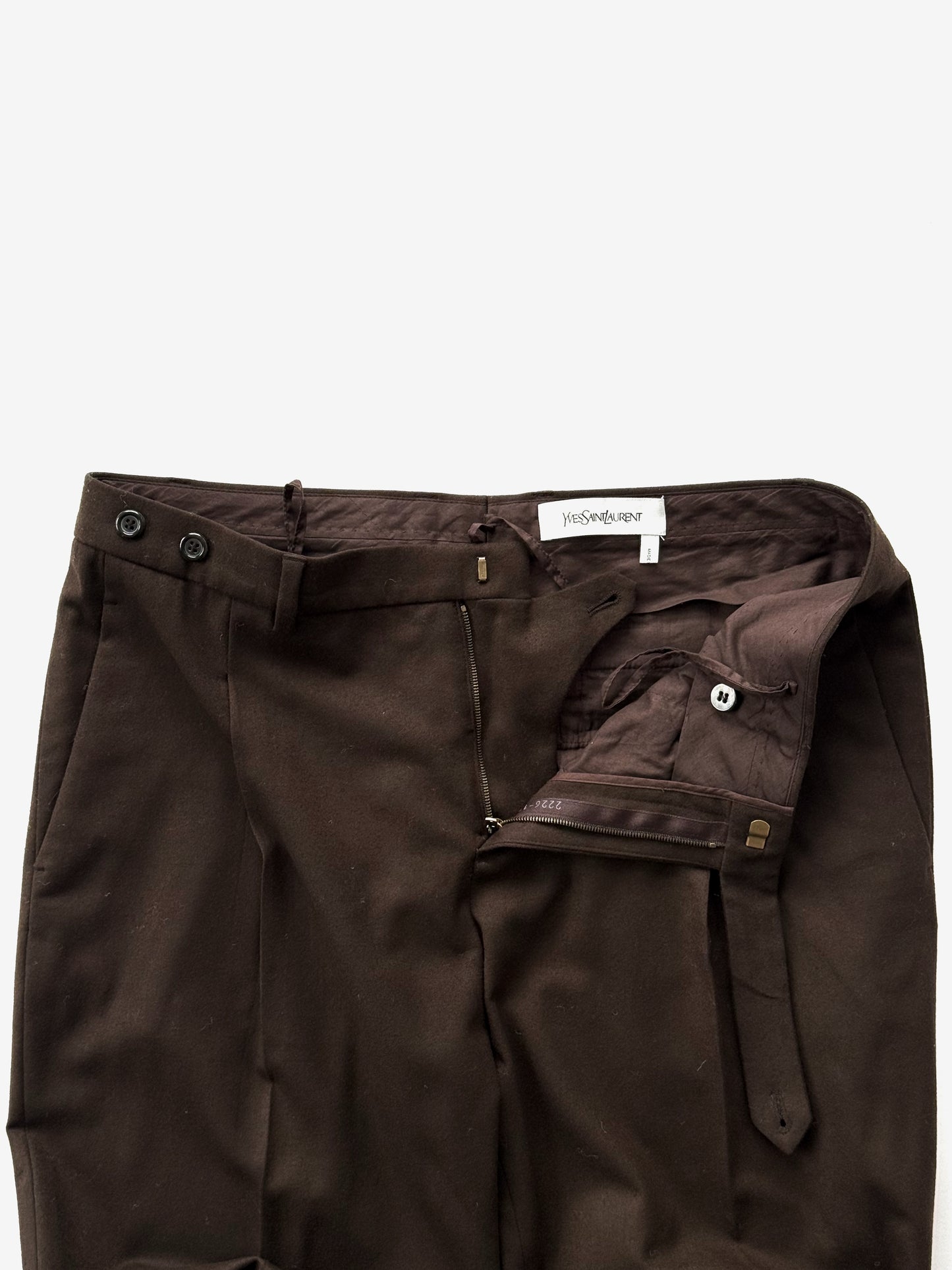 2008AW Yves Saint Laurent by Stefano Pilati Trousers in Wool
