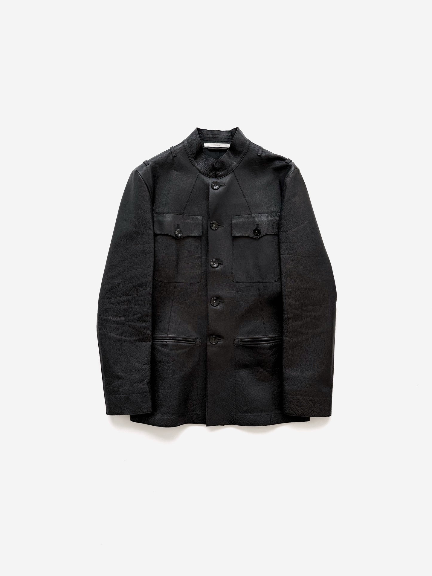 Yves Saint Laurent Rive Gauche Jacket in Leather