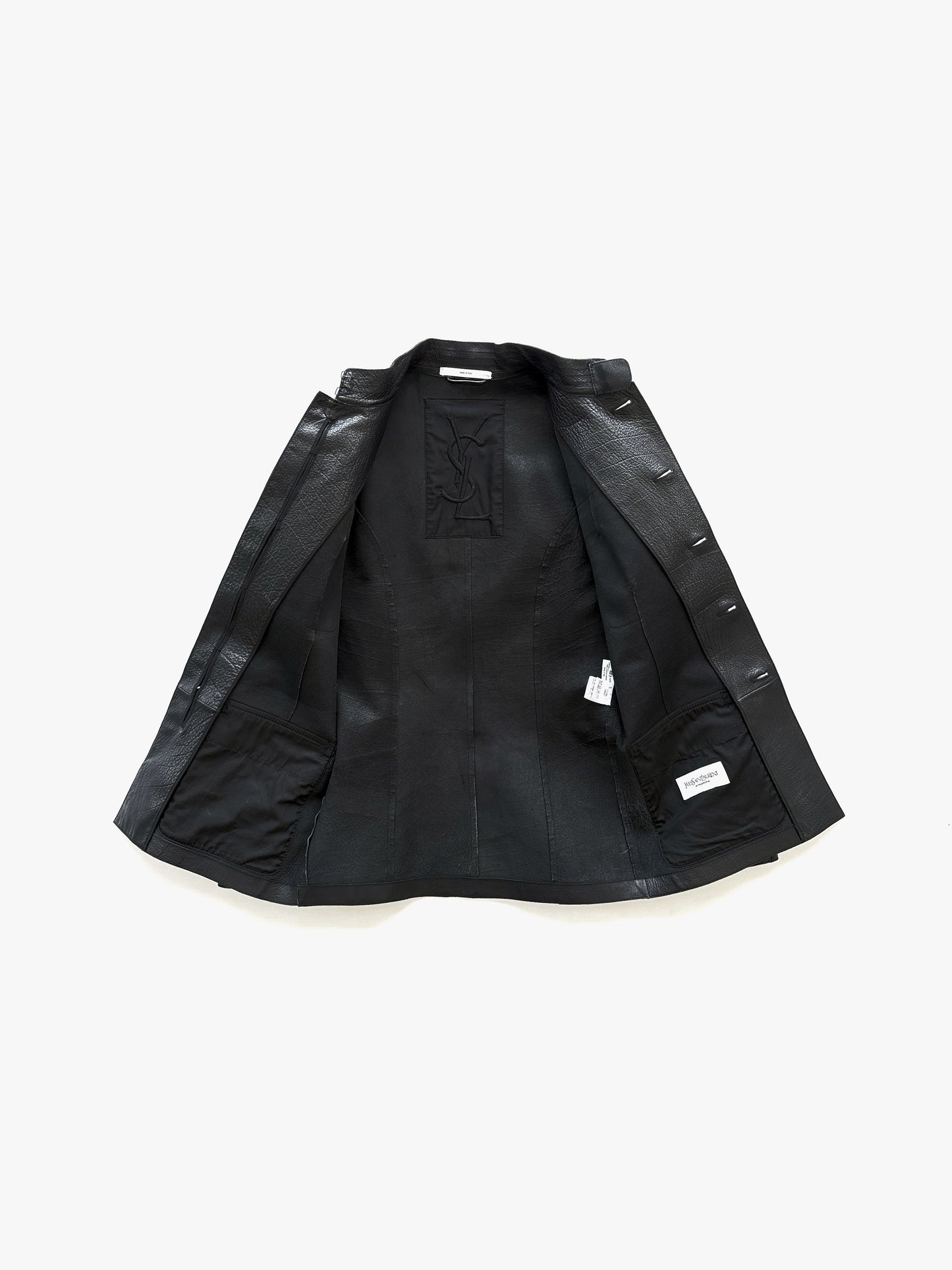 Yves Saint Laurent Rive Gauche Jacket in Leather