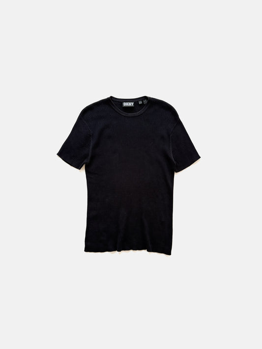 '90s DKNY Rib knit T-shirts in Cotton