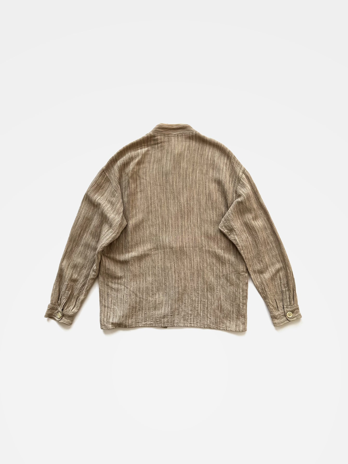 94SS Emporio Armani Mao Coller Shirts in Linen