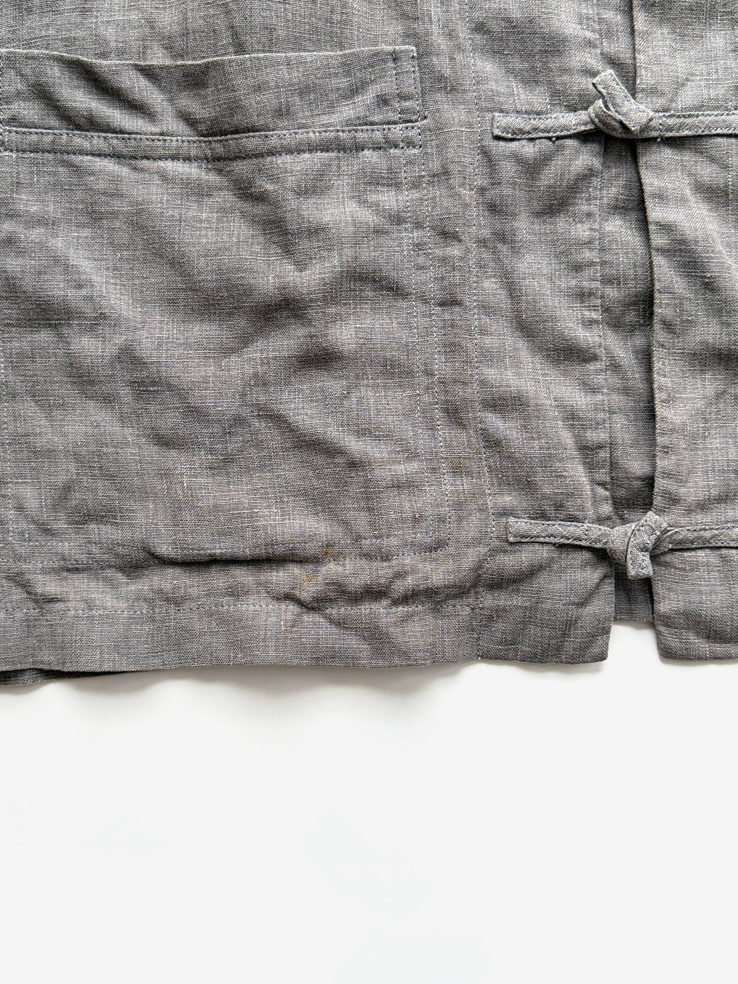 '00s Giorgio Armani Mandarin Jacket in Linen