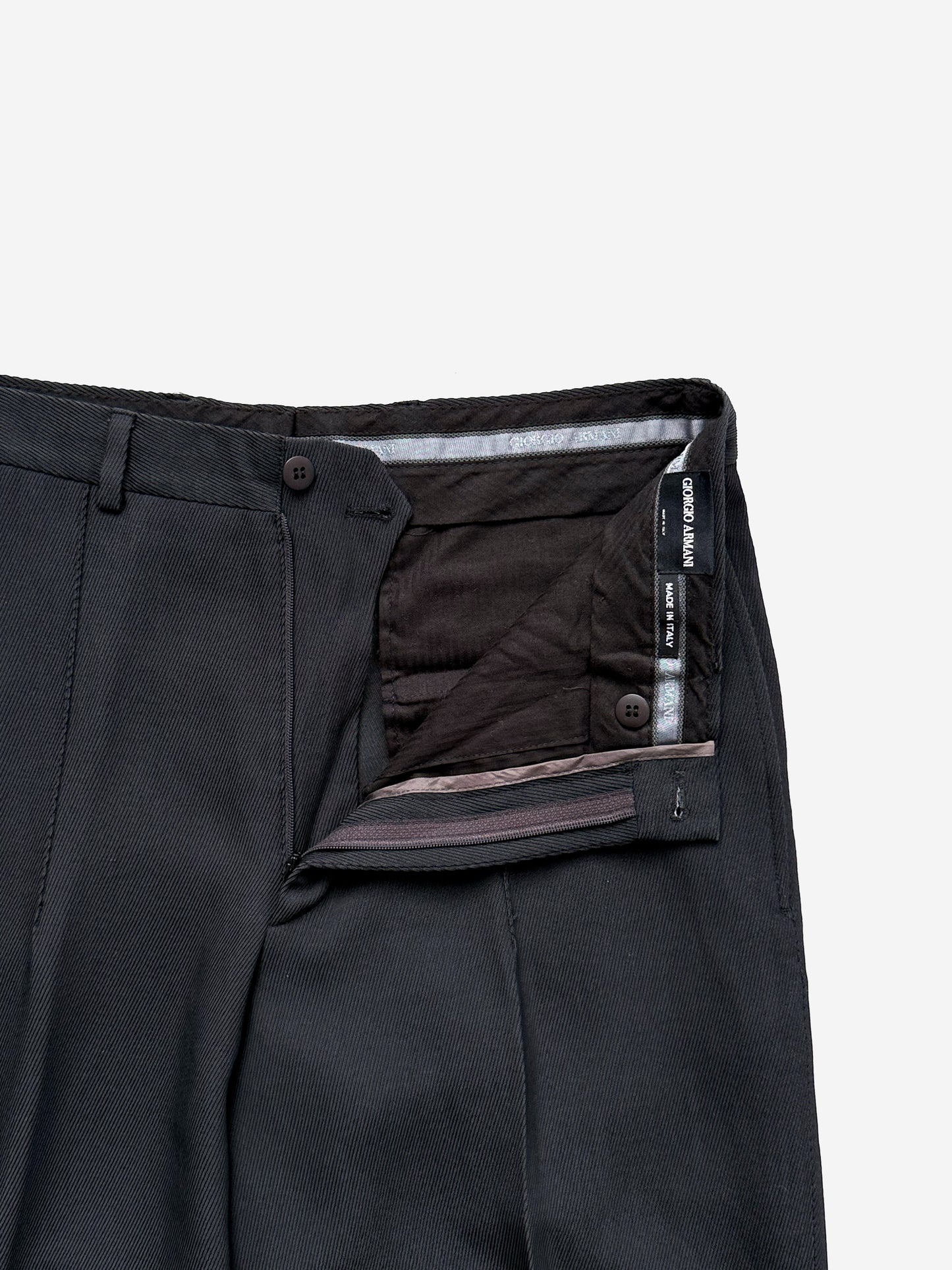 ‘00s Giorgio Armani Trousers in Wool Silk
