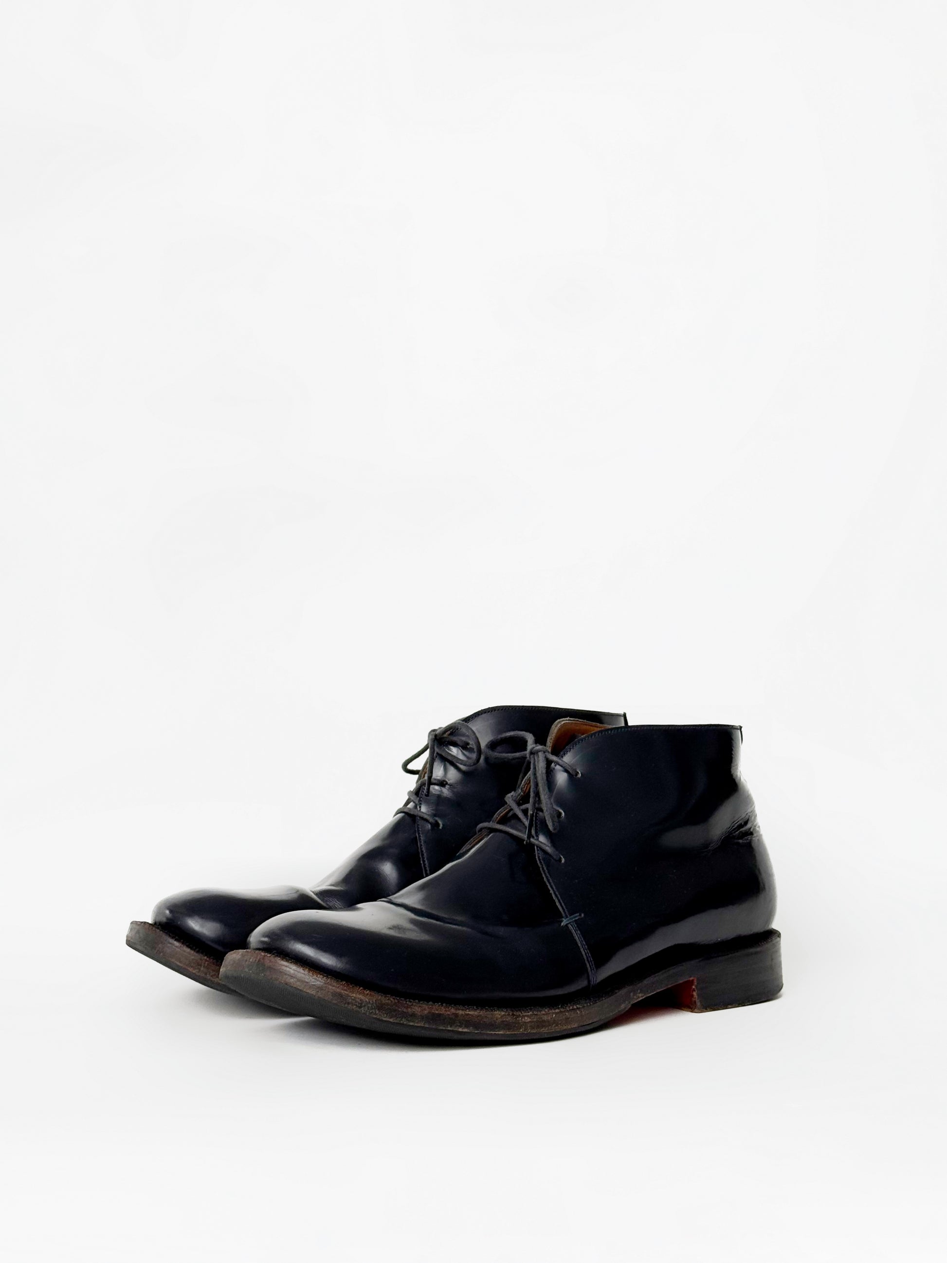 Silvano Lattanzi for Jil Sander Chukka Boots in Leather