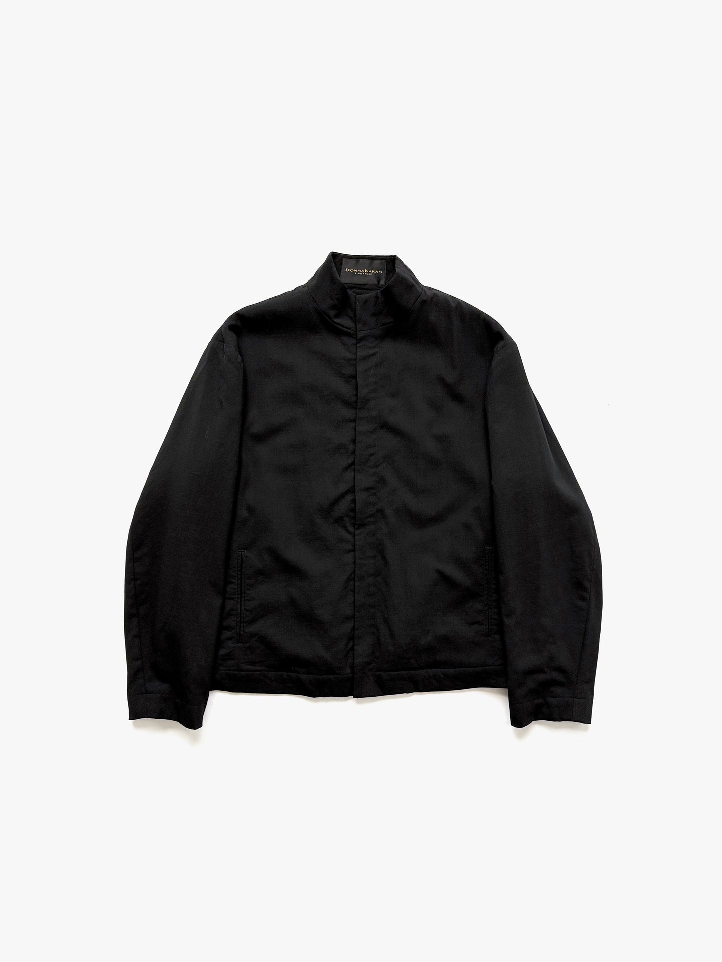 '00s Donna Karan Signature Puffer Jacket in Wool