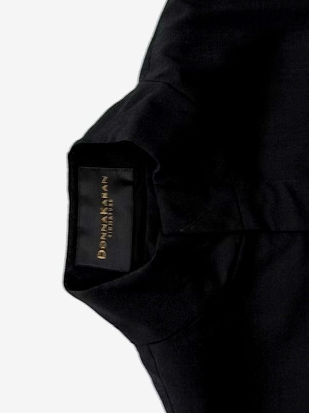 '00s Donna Karan Signature Puffer Jacket in Wool