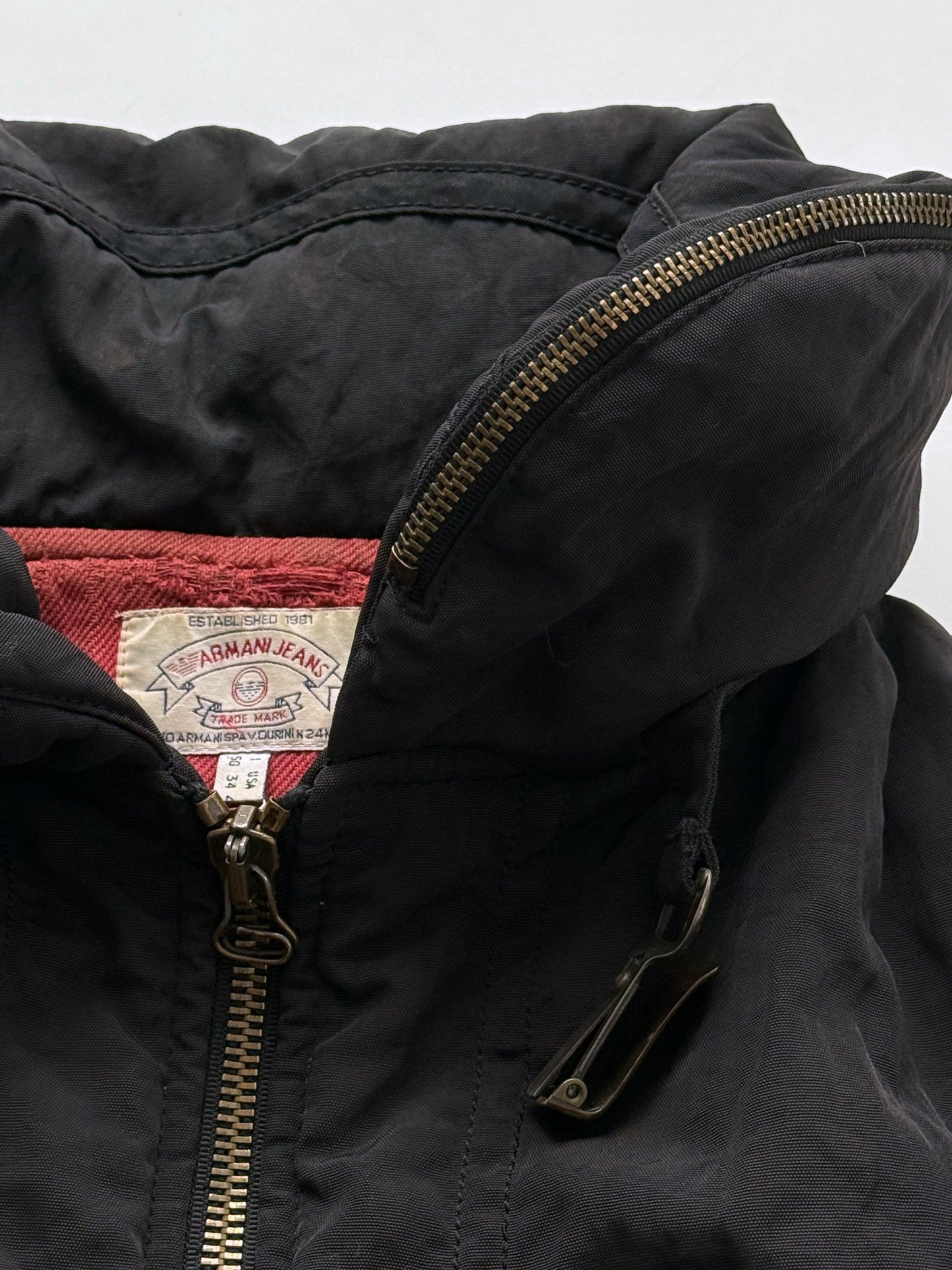 '90s Armani Jeans Quilted Jacket in Nylon