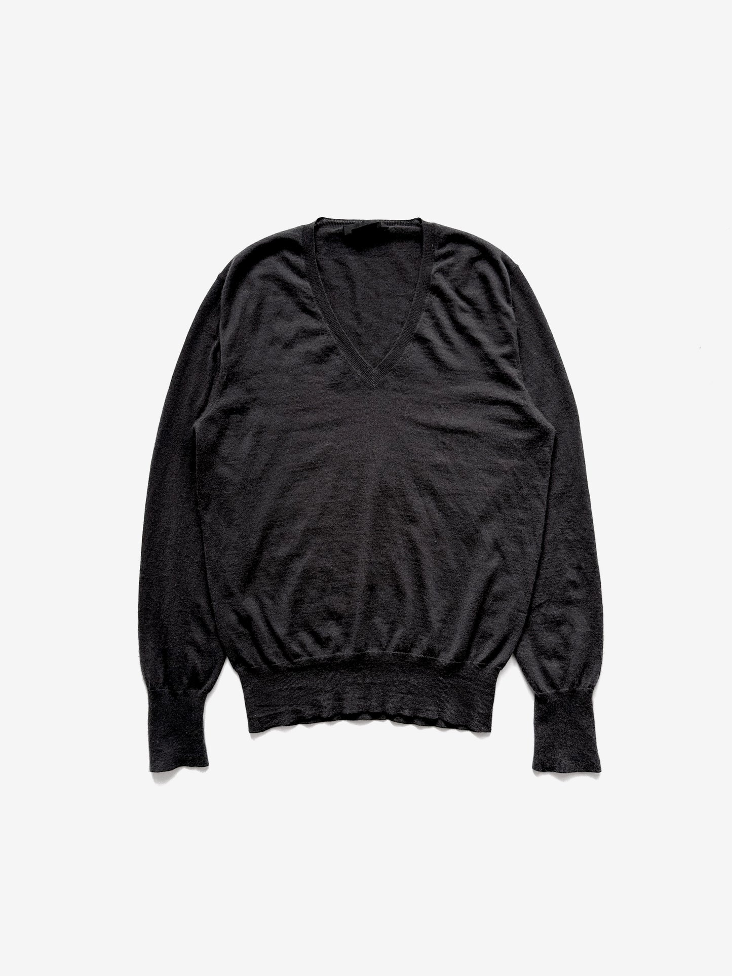 '00s Alexander Macqueen V-neck Sweater in Cashmere