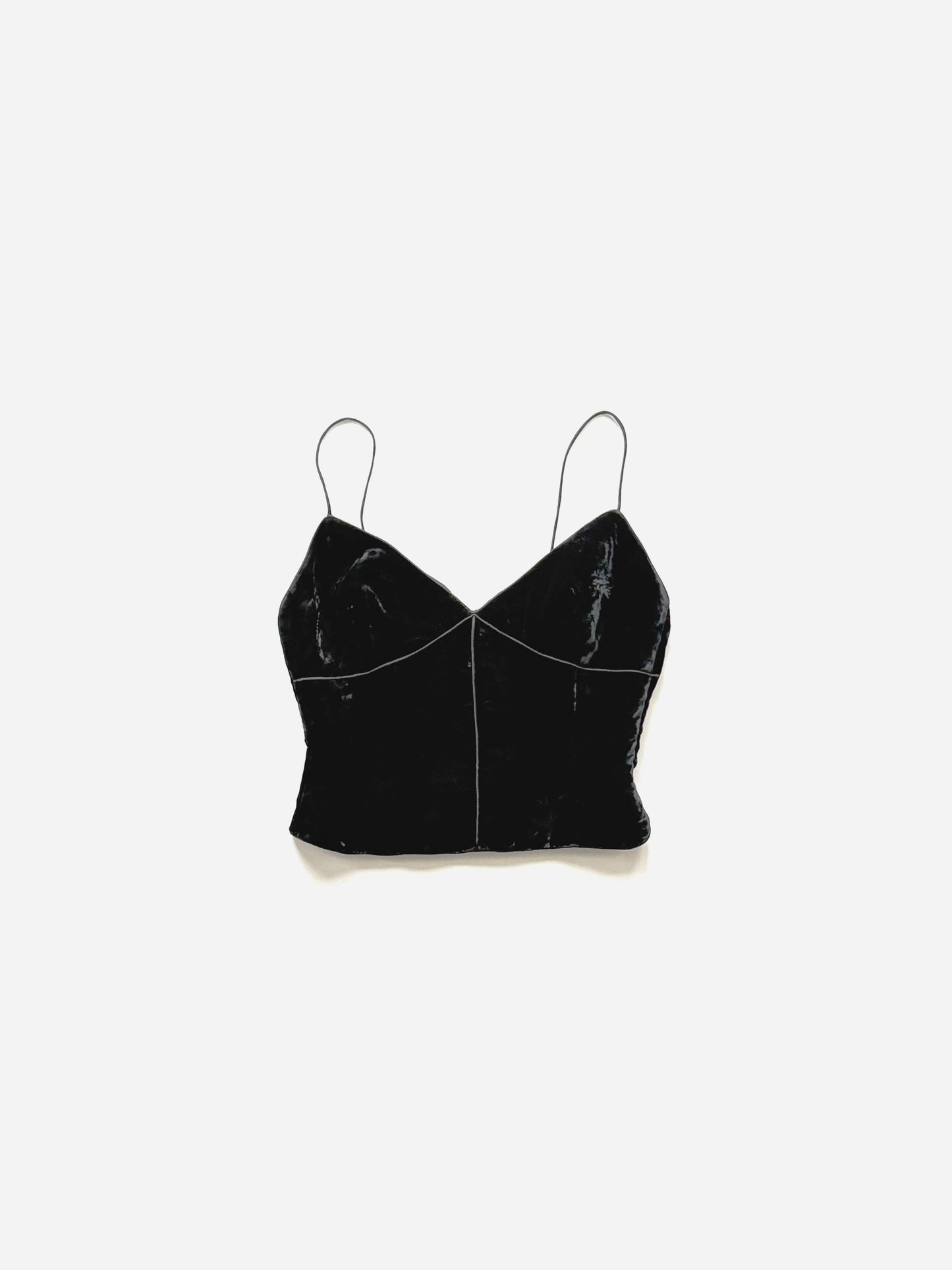 '00s Giorgio Armani Bustier in Velvet