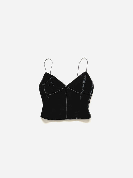 '00s Giorgio Armani Bustier in Velvet
