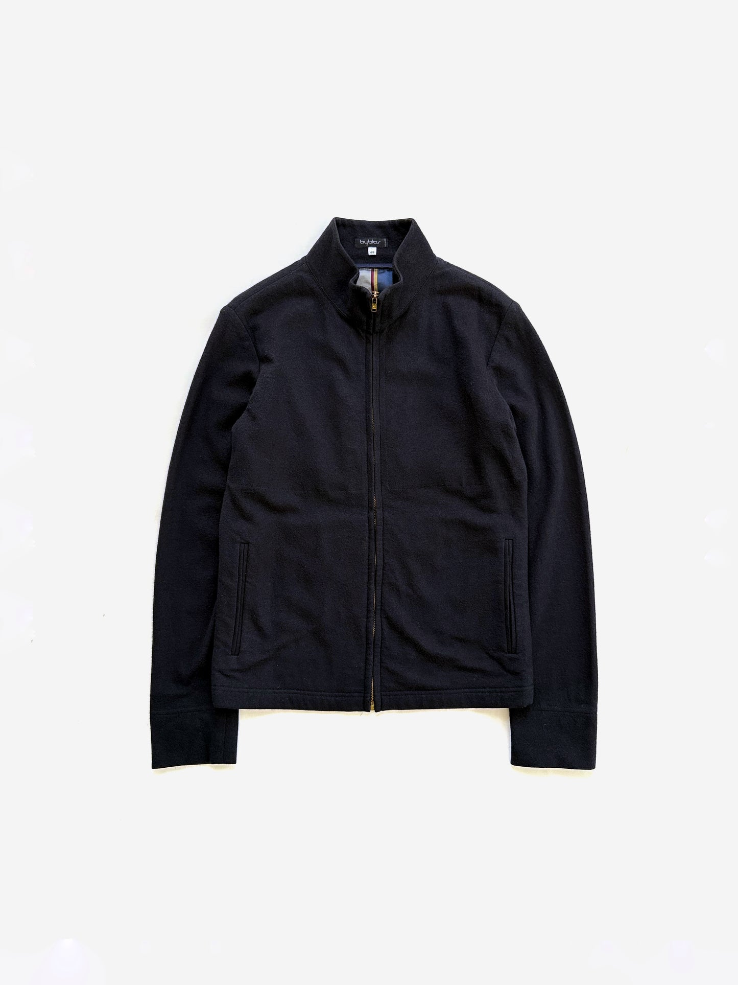 '00s Byblos Zip-up Knit Blouson in Wool