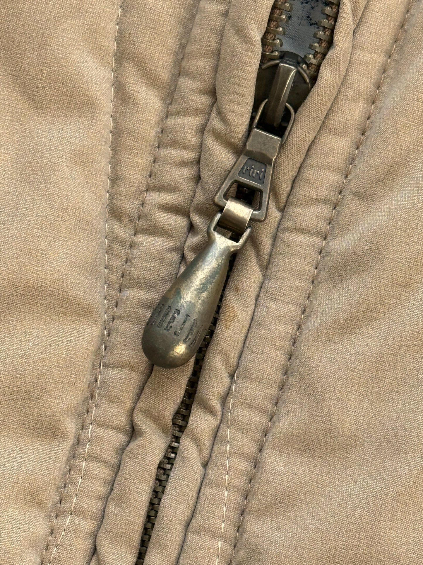 '90s Ferre Jeans by Gianfranco Ferre Quilted Bomber Jacket in Cotton