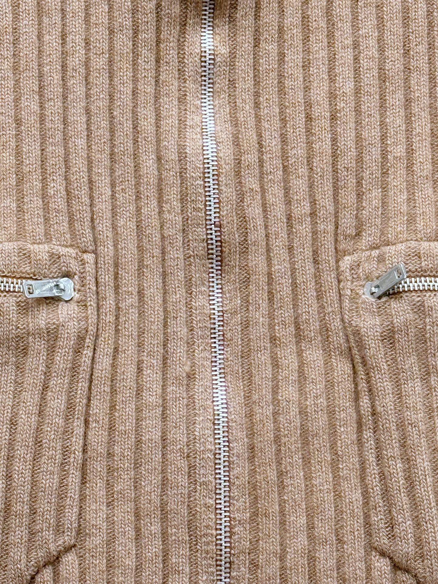 '60s G. Battistoni Zip-up Cardigan in Cashmere