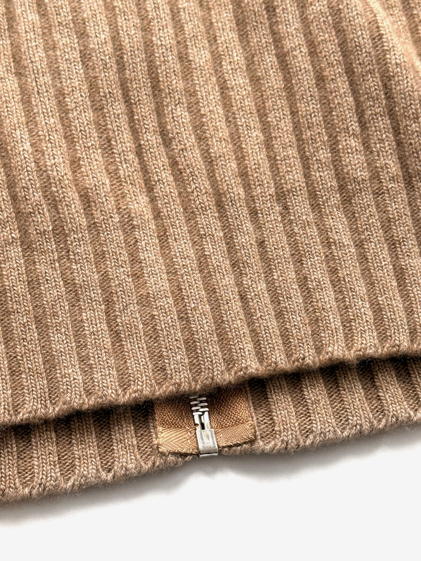 '60s G. Battistoni Zip-up Cardigan in Cashmere