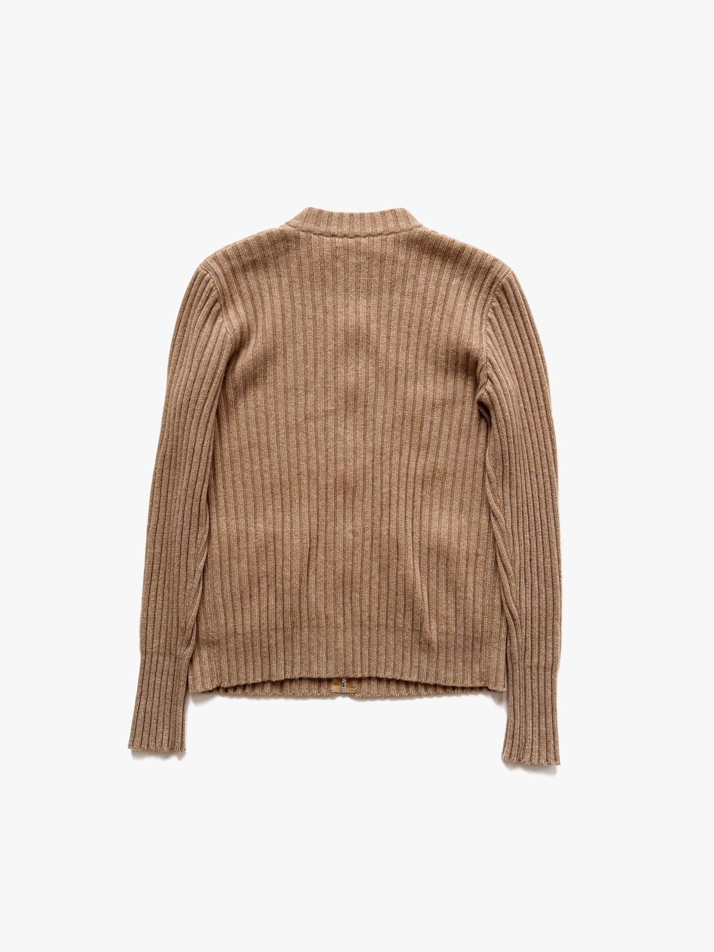 '60s G. Battistoni Zip-up Cardigan in Cashmere