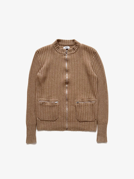 '60s G. Battistoni Zip-up Cardigan in Cashmere