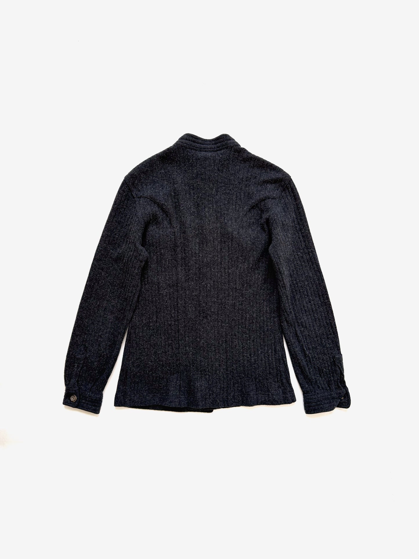 '90s Emporio Armani Knit Jacket in Cotton Wool