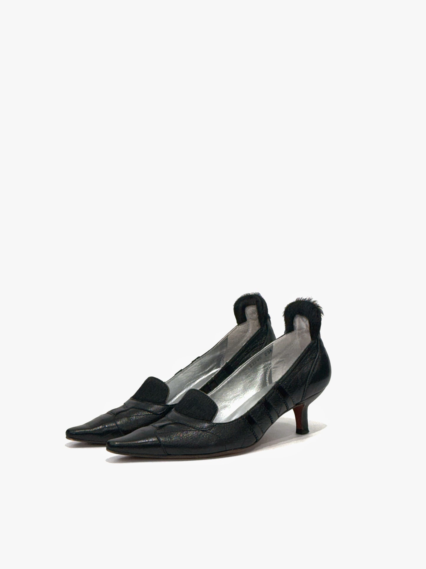 Masaki Matsushima Heels in Leather and Pony hair