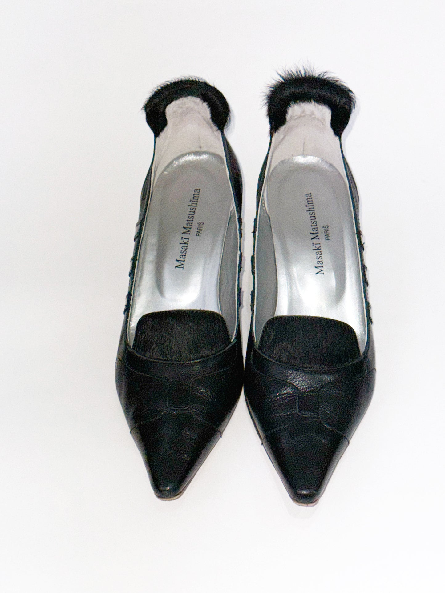 Masaki Matsushima Heels in Leather and Pony hair