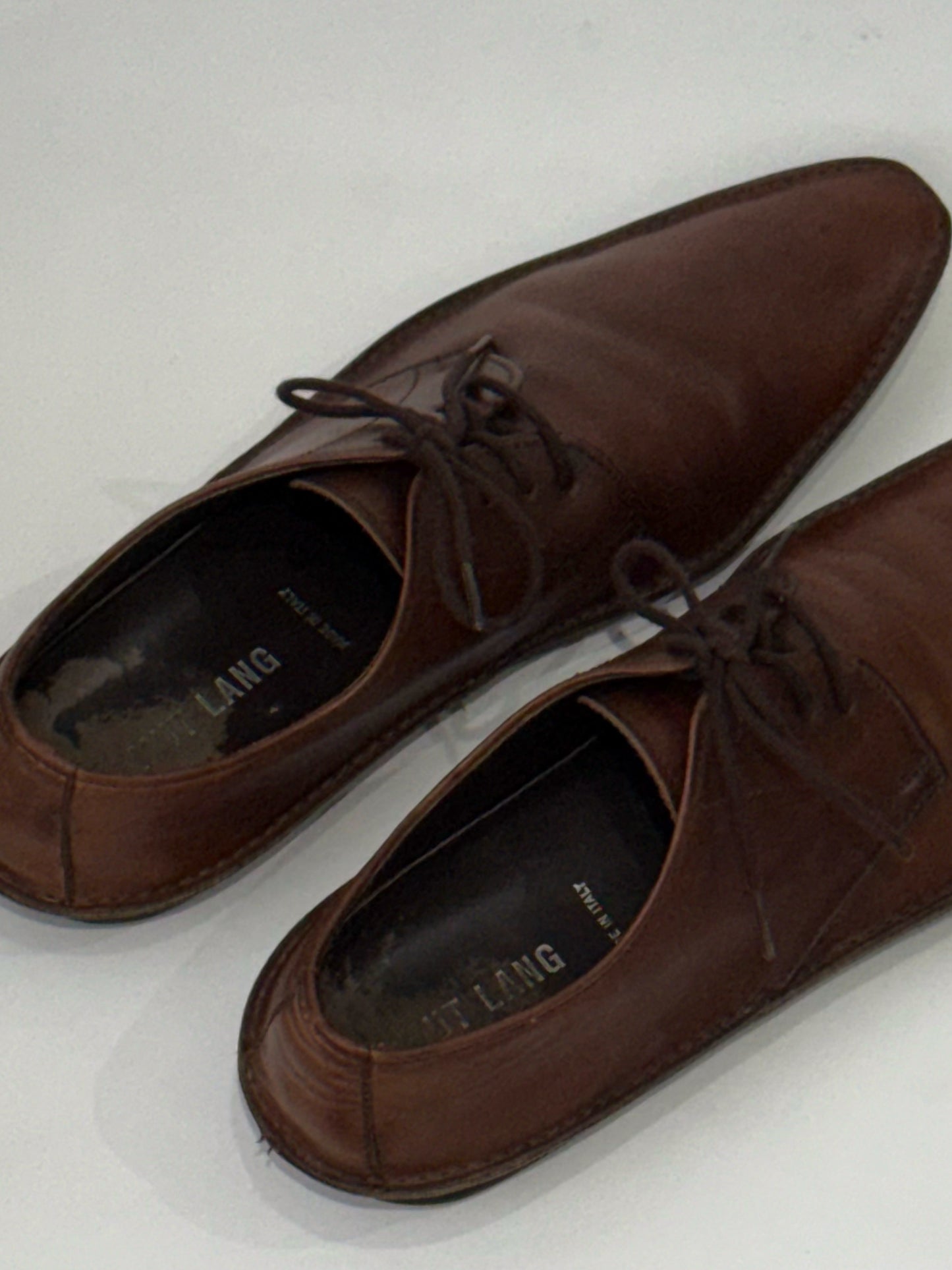 2000s Helmut Lang Derby in Leather