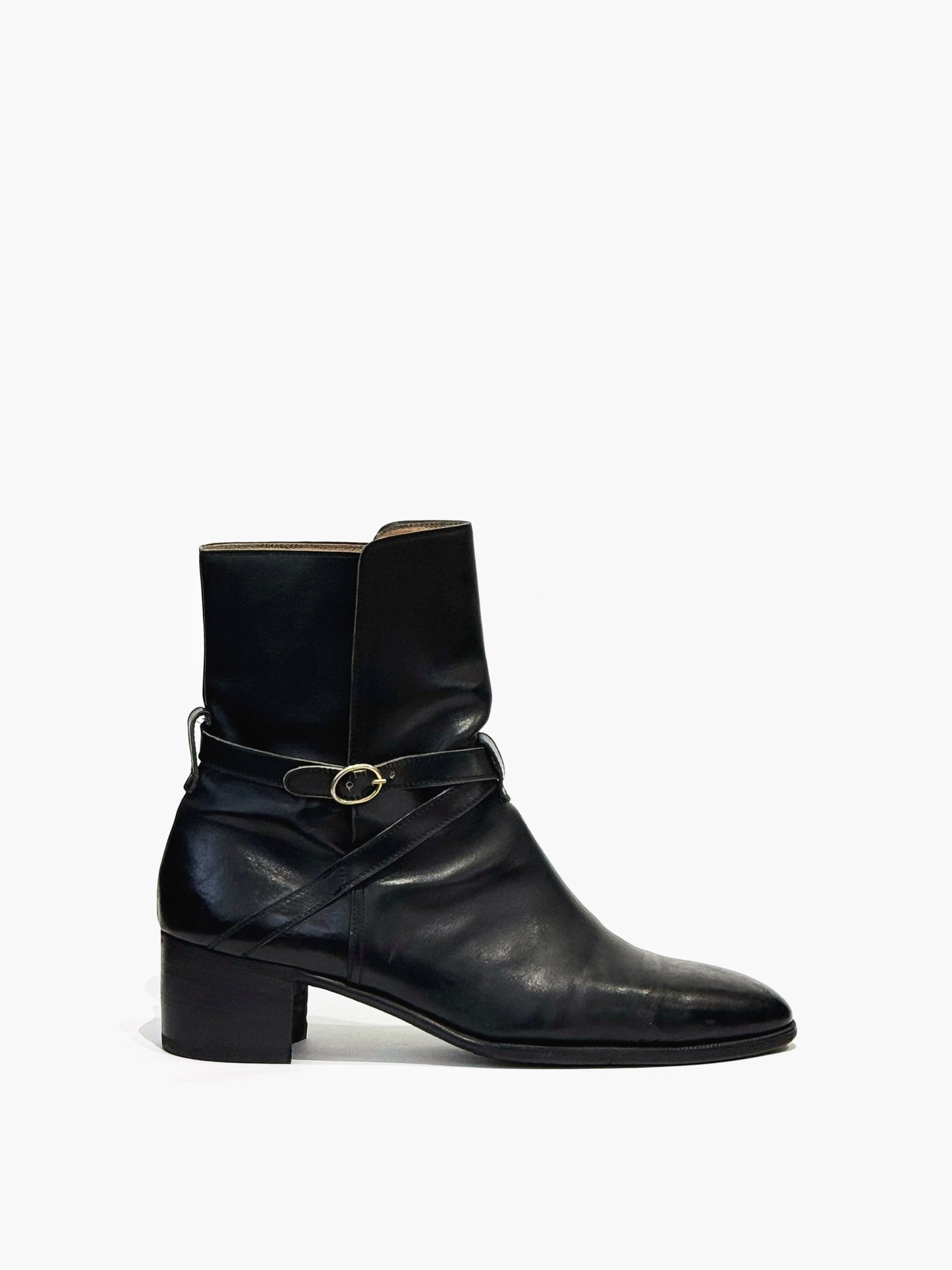 '70s Tanino Crisci Strap Boots in Leather