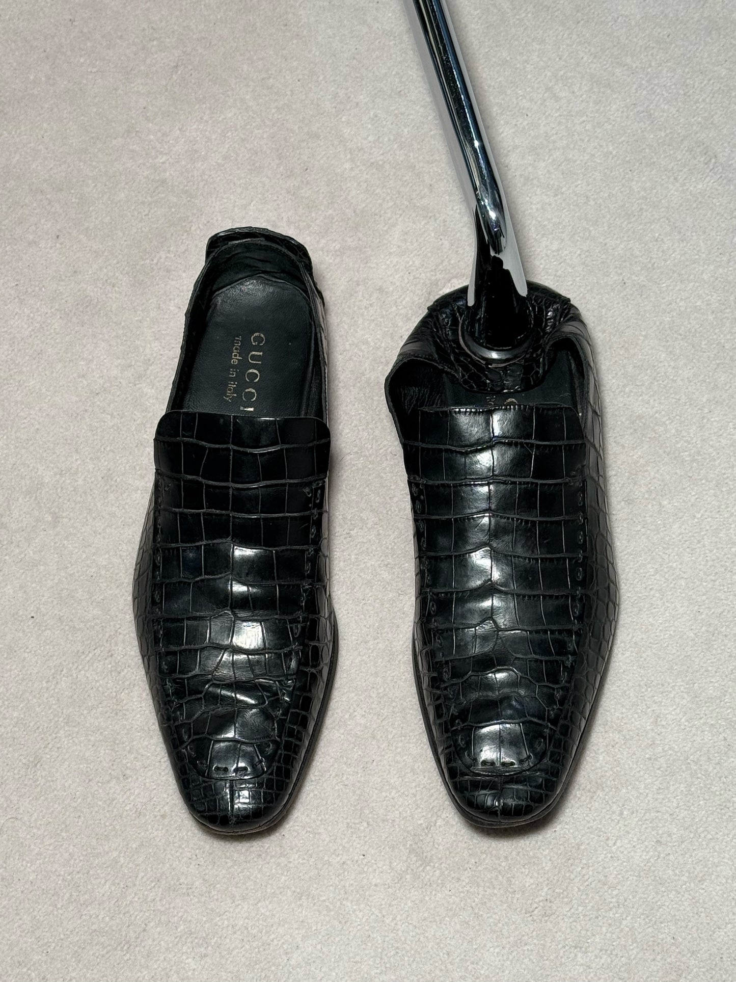 Gucci Loafers in Crocodile