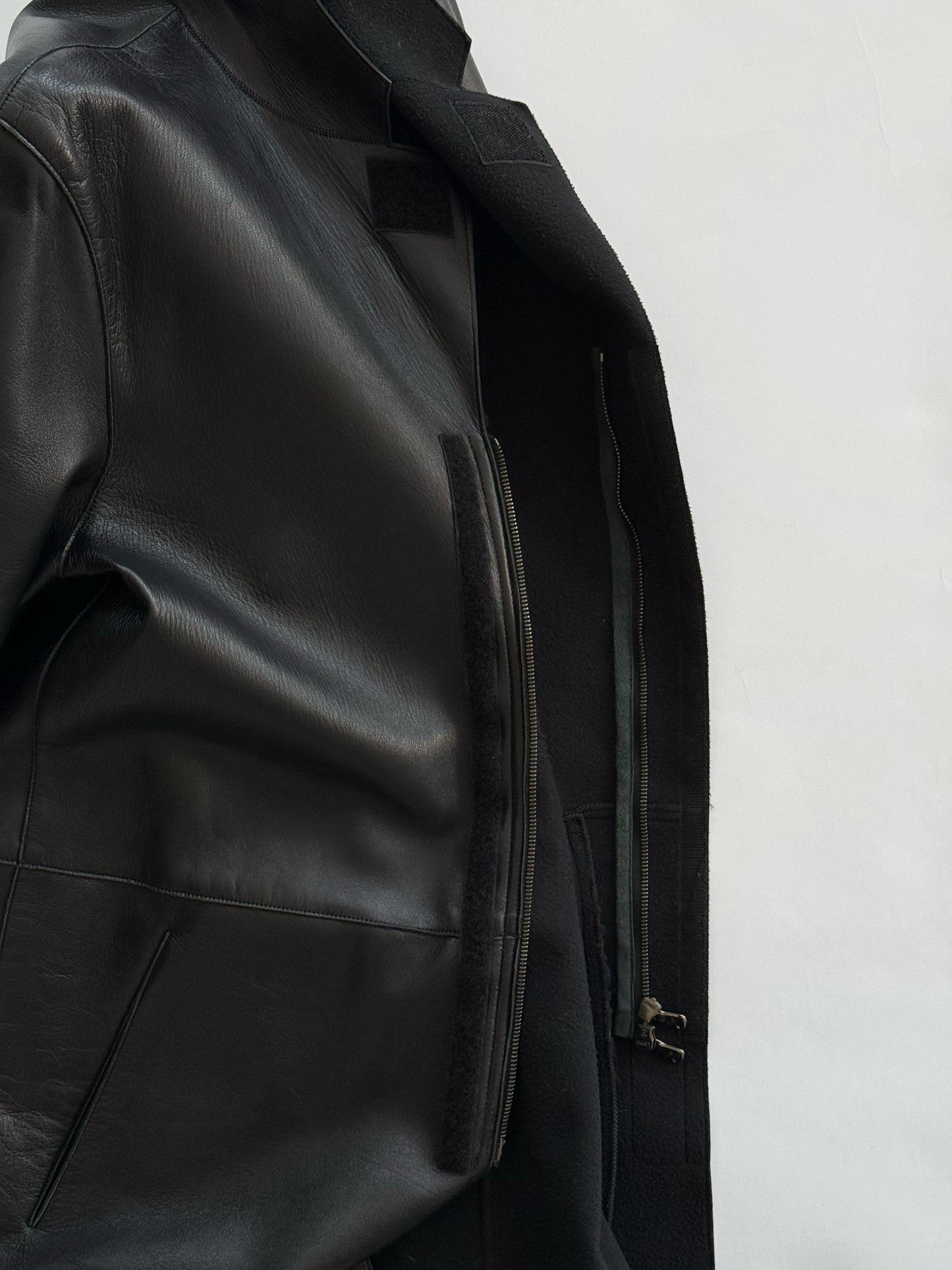 1999AW Emporio Armani Coat in Leather