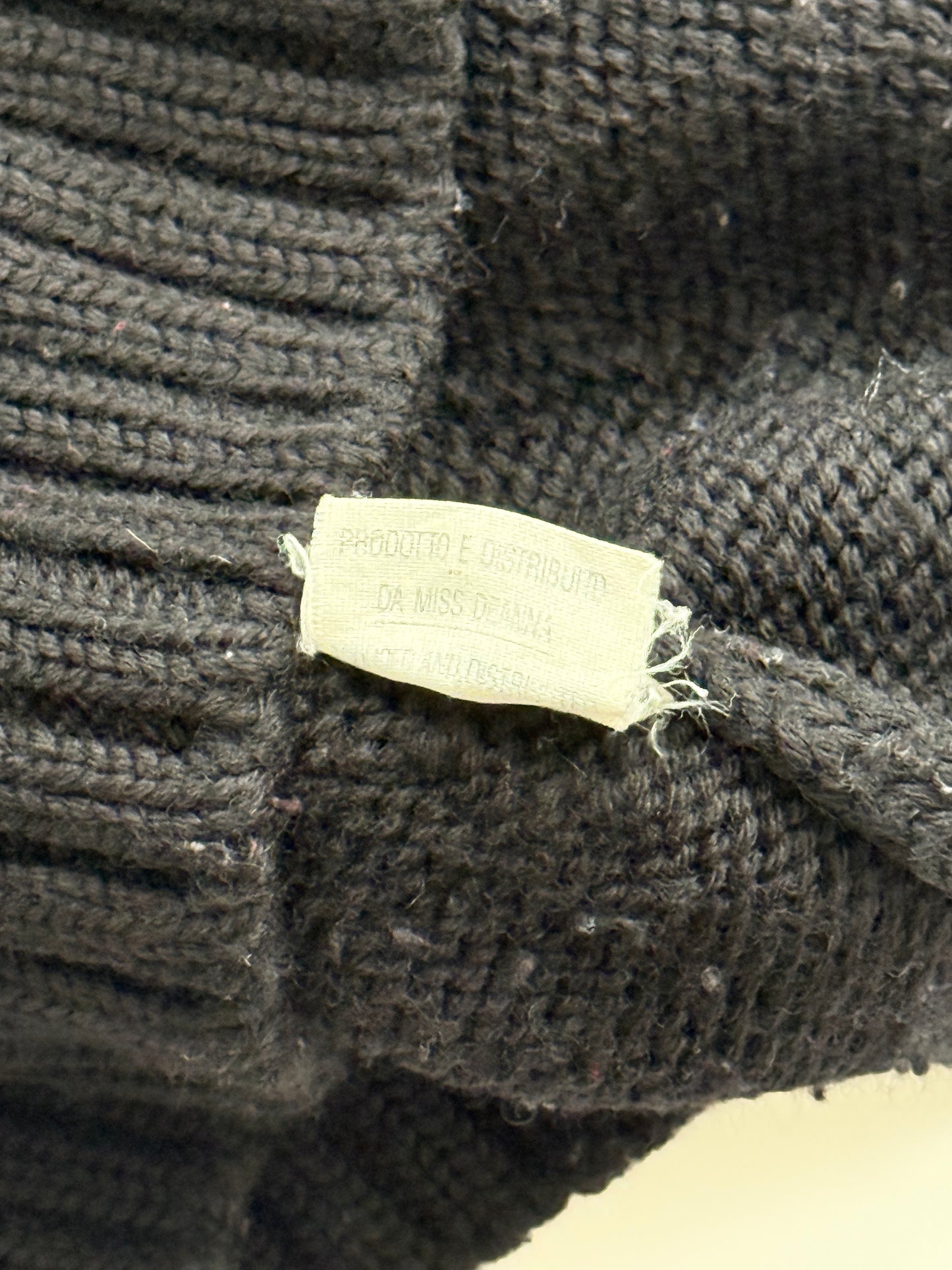'90s Lawrence Steele Produced by Miss Deanna Zip-up Cardigan in Wool
