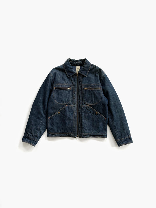'70s Giorgio Armani Puffer Jacket in Denim
